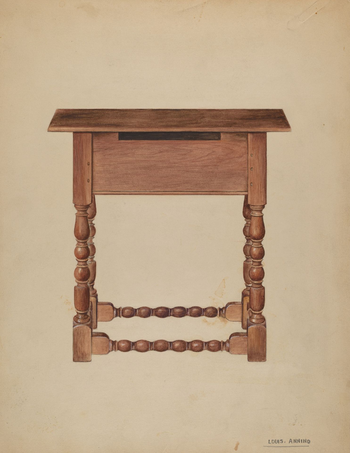 Tavern Table or Refectory Table by Louis Annino