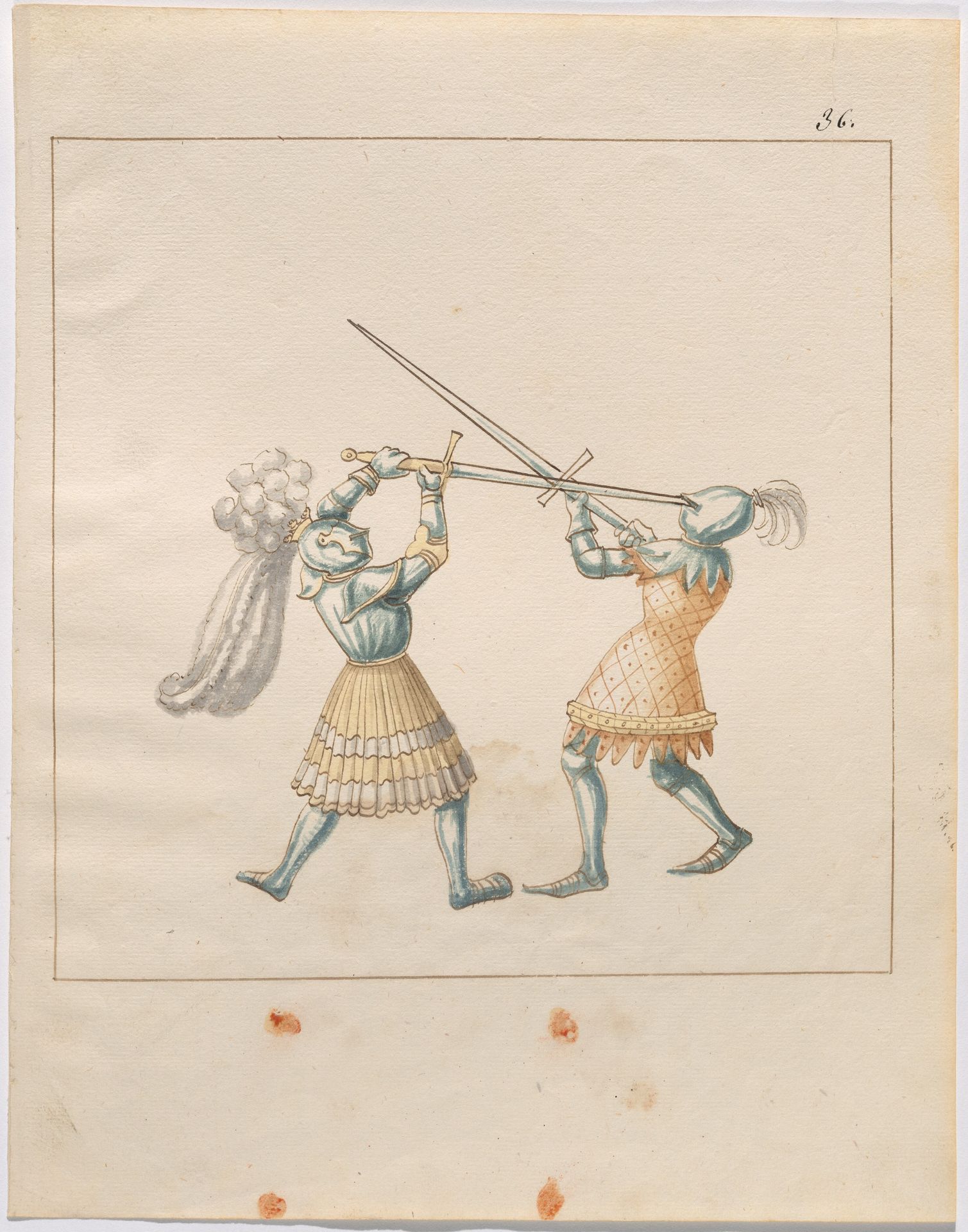 Foot Combat with Longswords by Anonymous