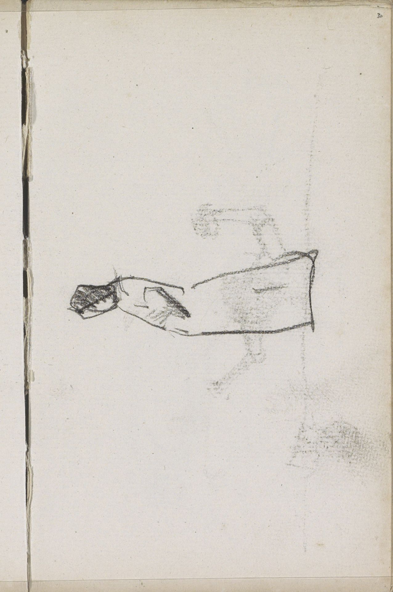 Staande vrouw, mogelijk een boerin by George Hendrik Breitner