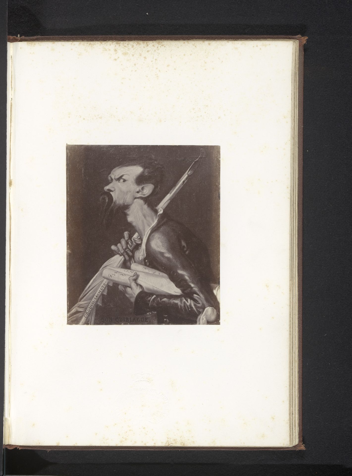 Fotoreproductie van Don Quiblague door Antoine Wiertz by Edmond Fierlants