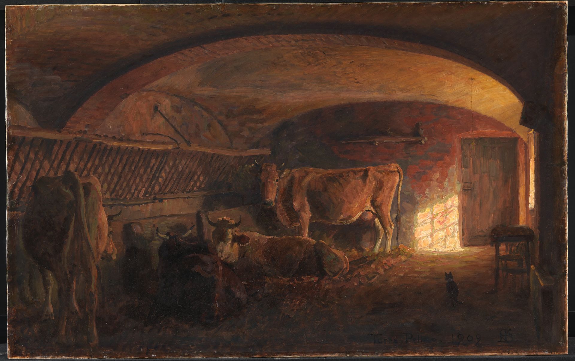 Italiensk kostald by Niels Skovgaard