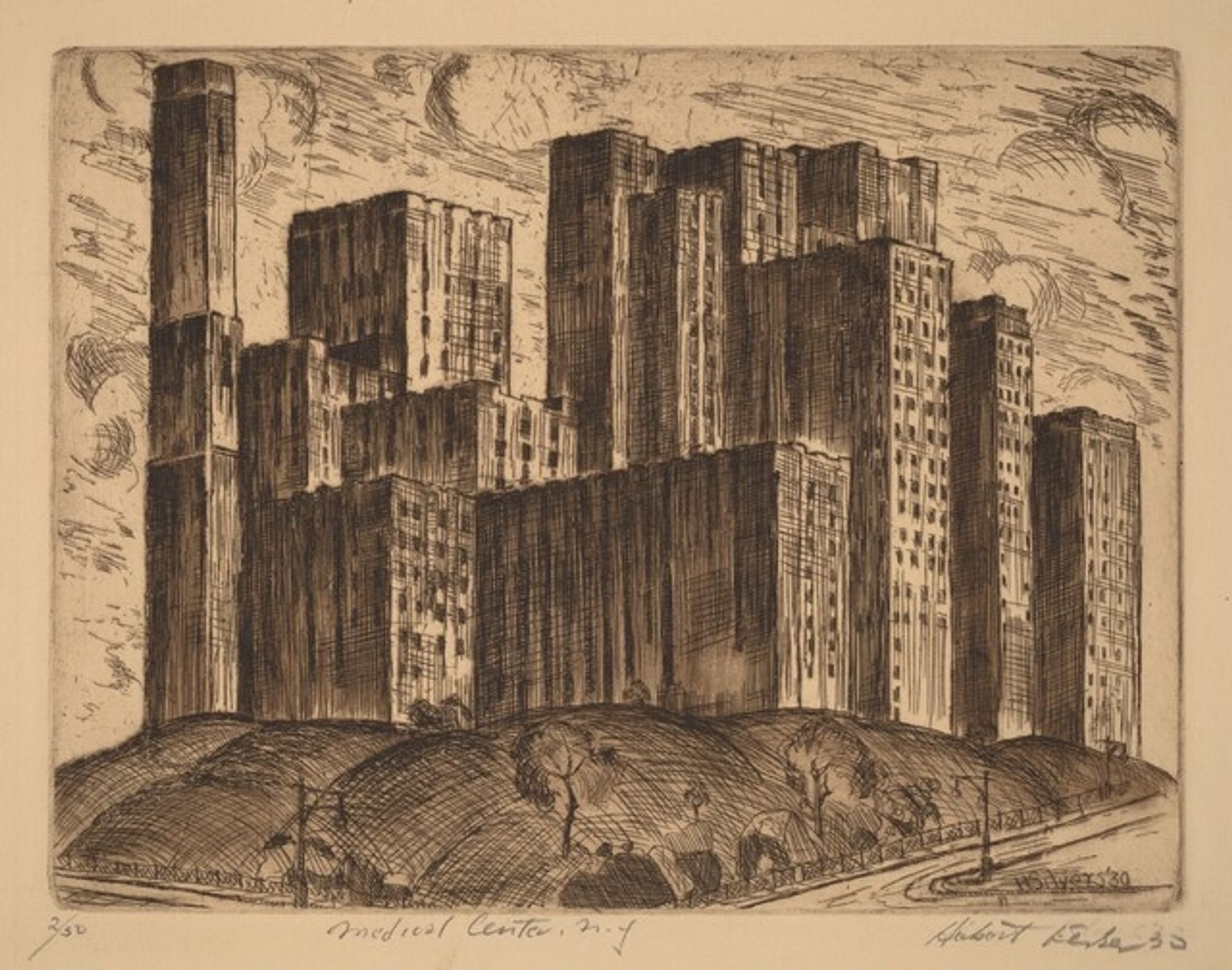 Medical Center, NY by Herbert Ferber