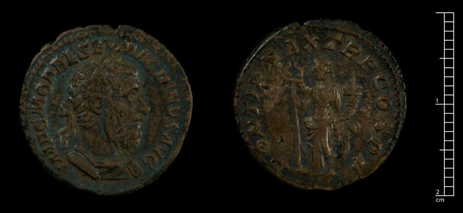Denarius of Macrinus, Rome by Macrinus