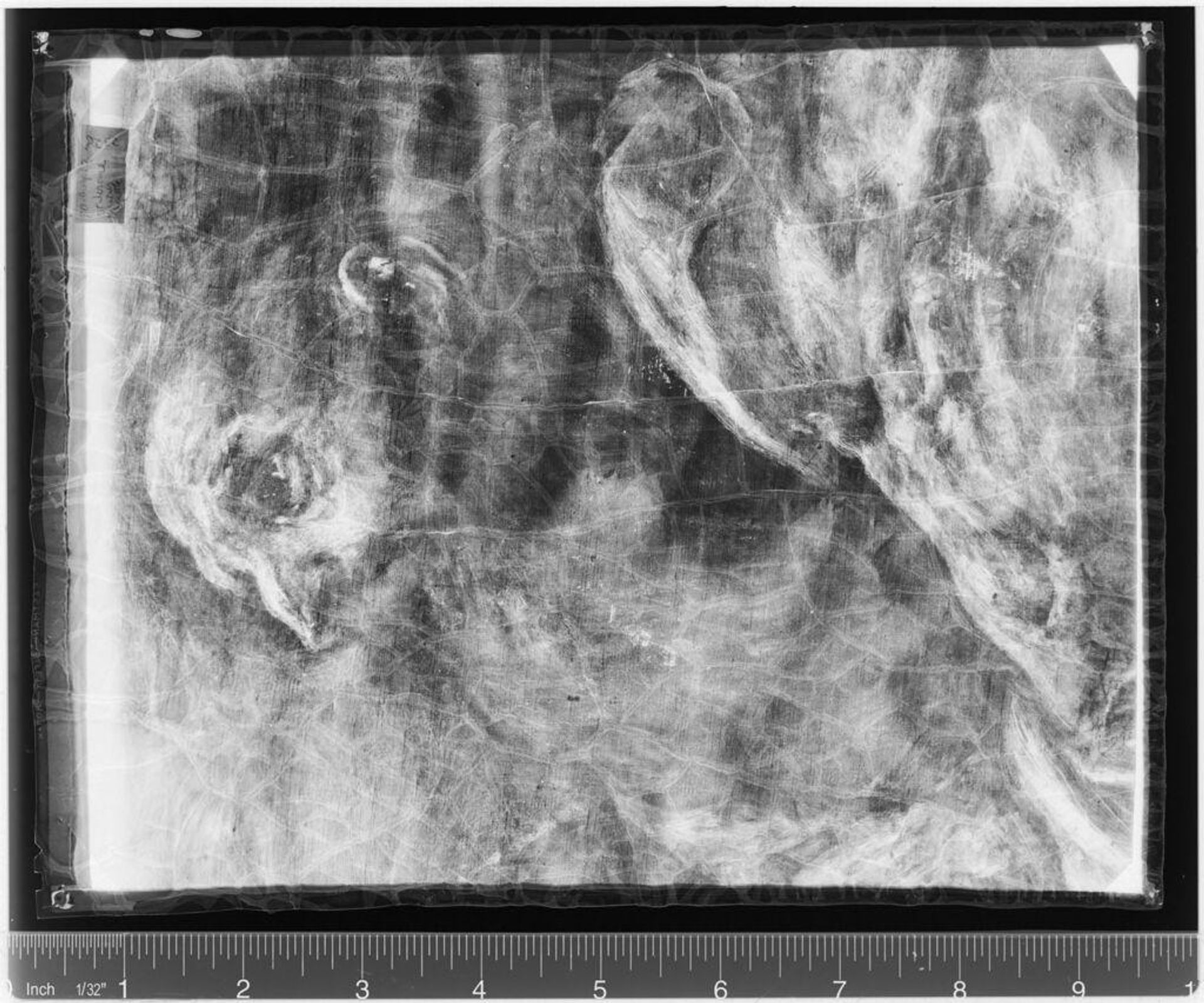 X-radiograph(s) of "St. Jerome" by Artist of original: (?) Giovanni Battista Crespi
