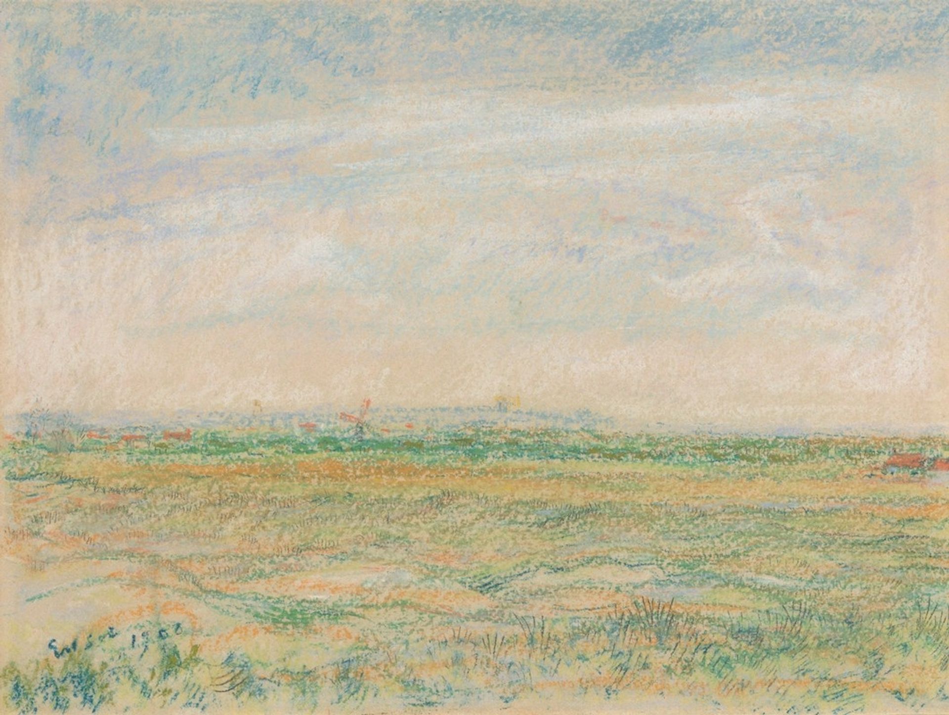 Gezicht op Mariakerke by James Ensor