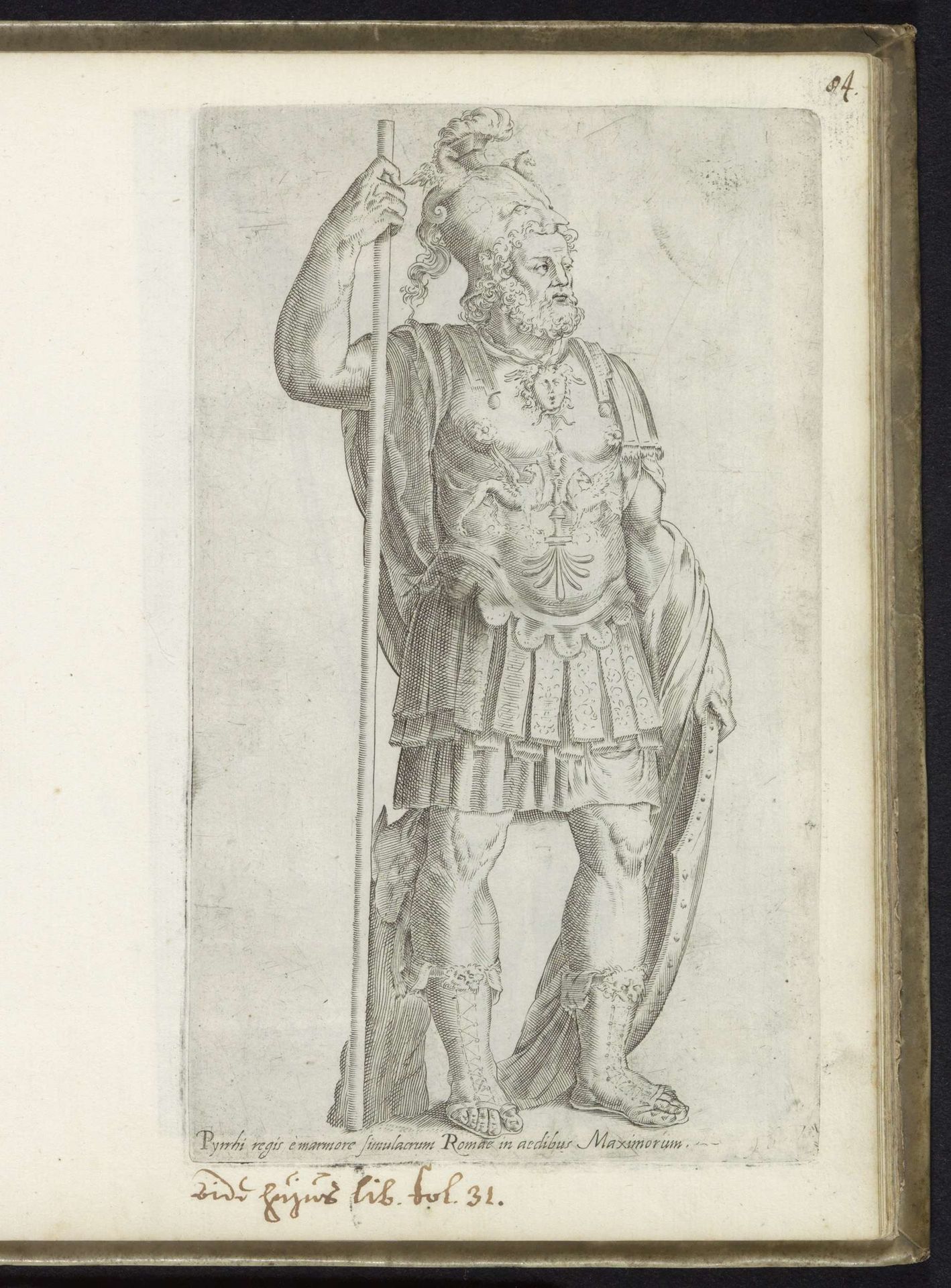 Sculptuur van Pyrrhus van Epirus by Anonymous