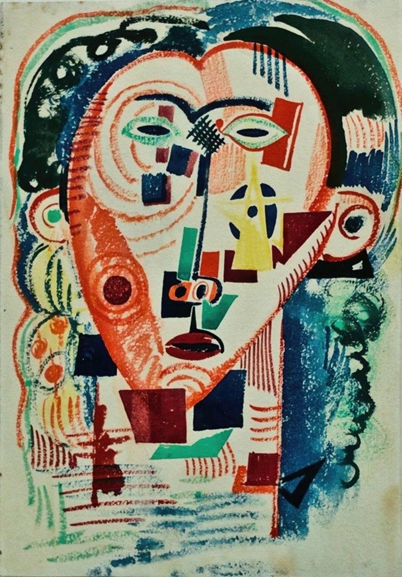 Litoral Head by Amadeo de Souza-Cardoso