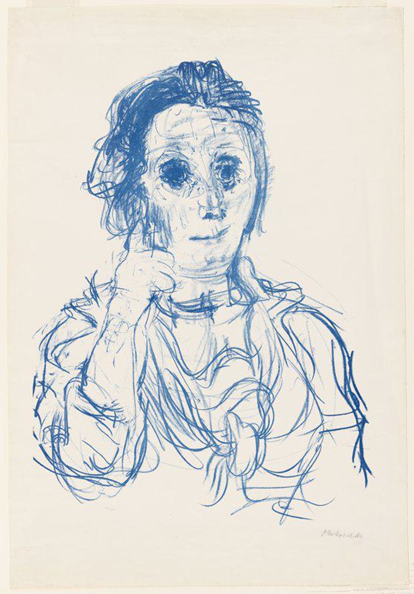 Portrait of the Actress Hermine Körner by Oskar Kokoschka