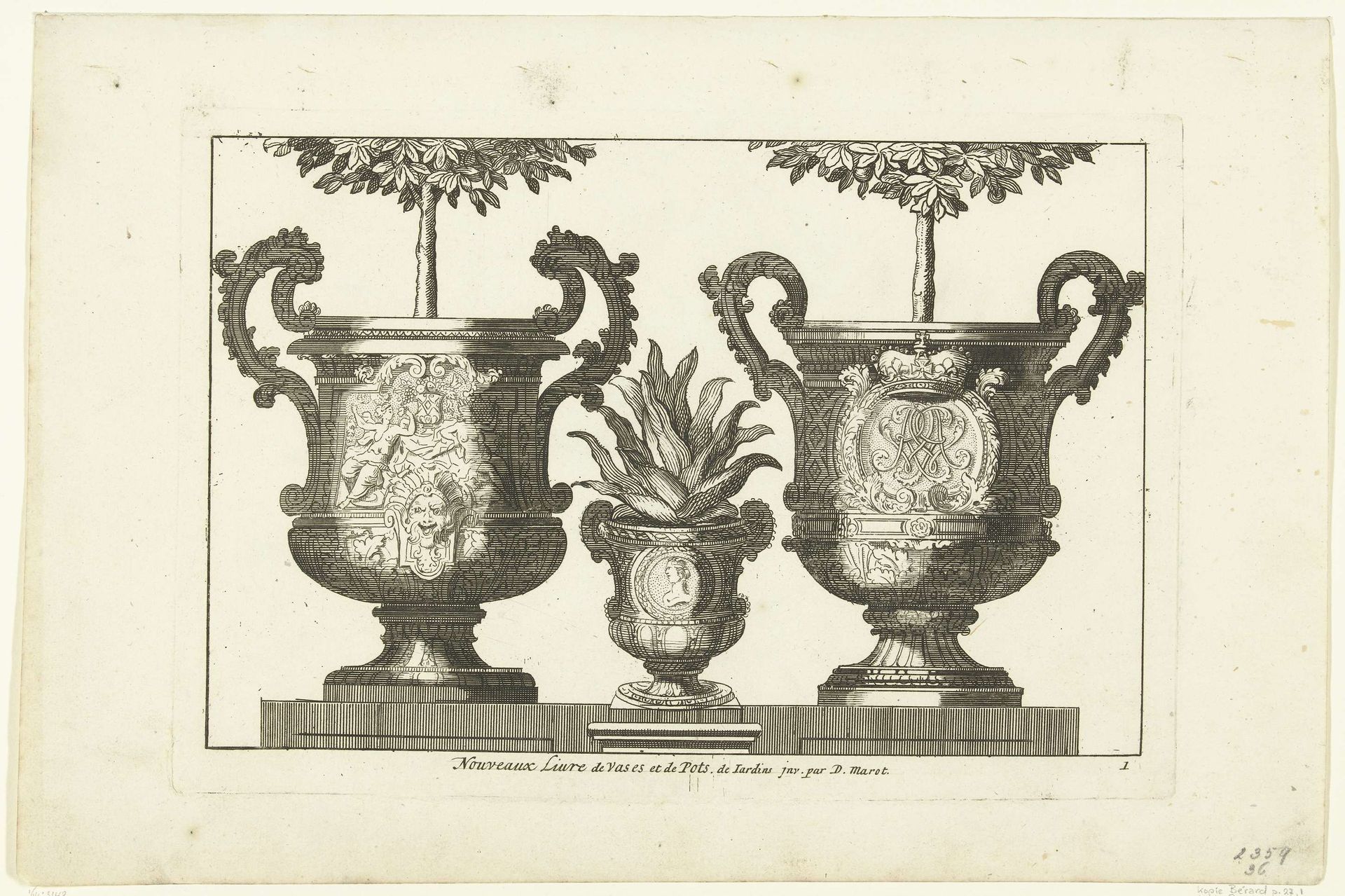Titelblad: Nouveaux Liure de Vases et de Pots by Anonymous