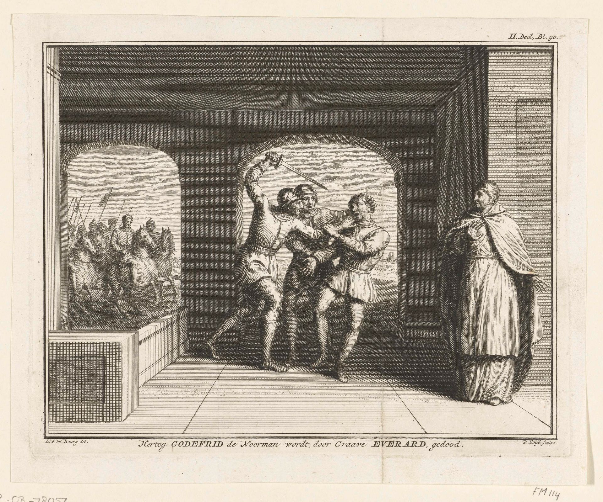 Moord op Godfried de Noorman, 885 by Pieter Tanjé