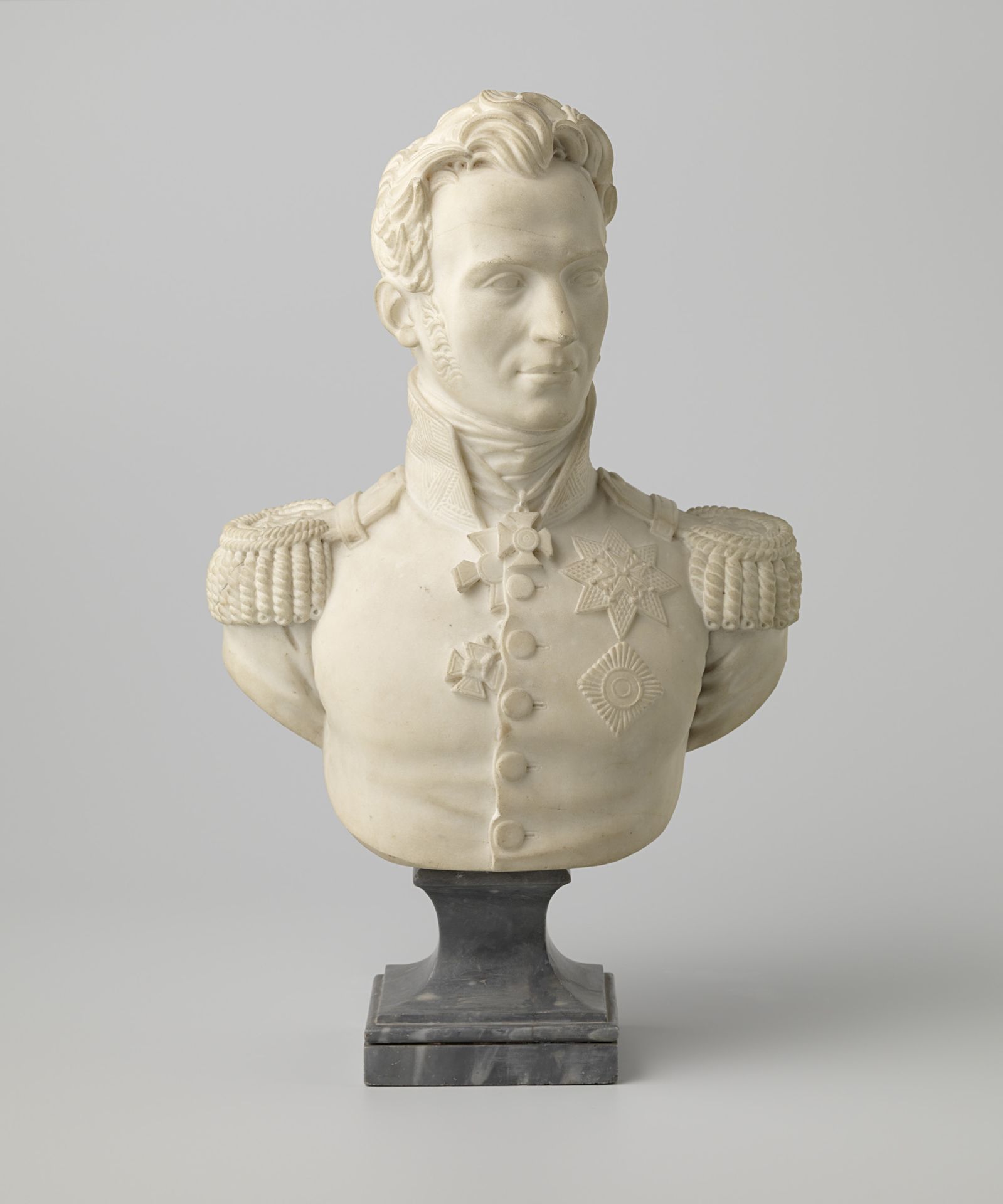 Borstbeeld van Koning Willem II als prins van Oranje by C. Bozet