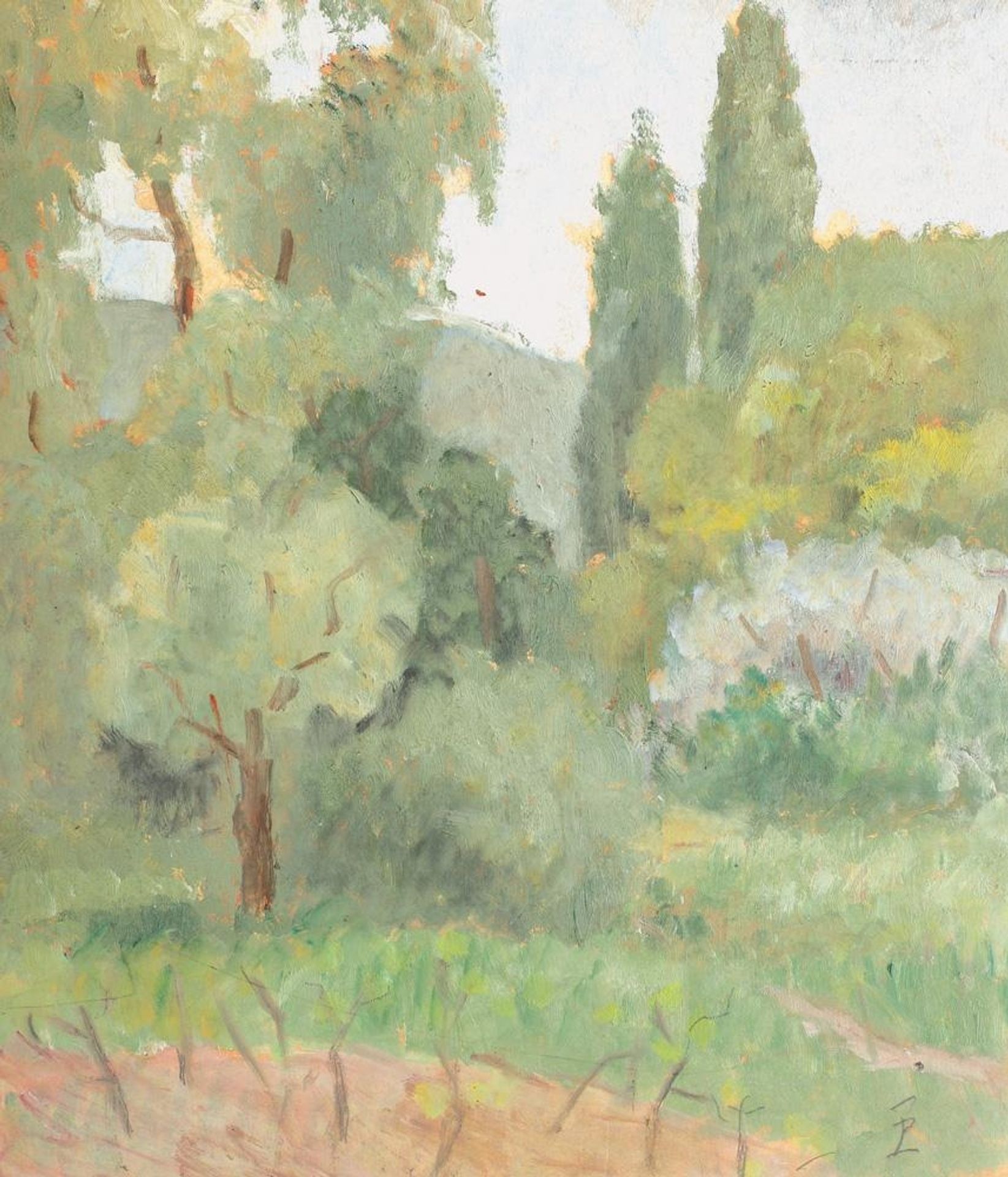 Juan-les-Pins Landscape by Theodor Pallady