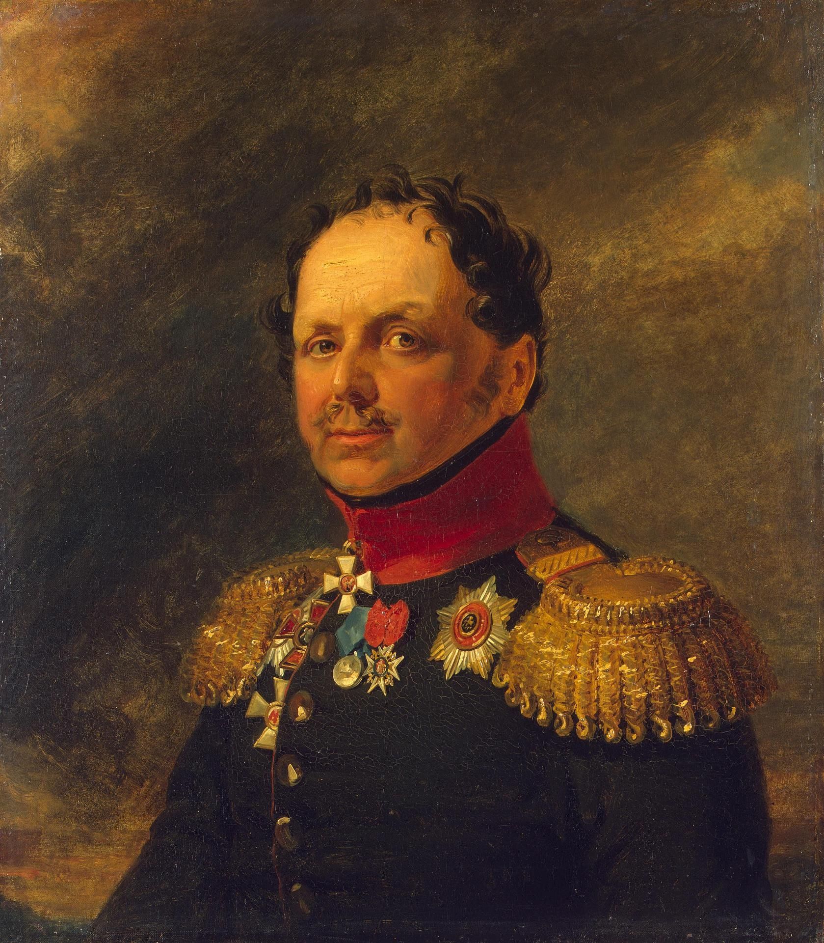 The Portrait of  Ilya Ivanovitch Alekseyev by George Dawe