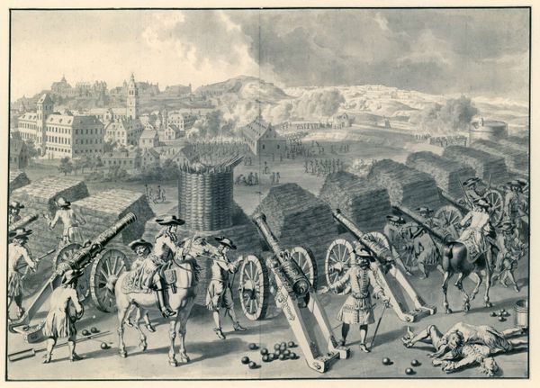 View of Namur from the North during the Siege of 1695