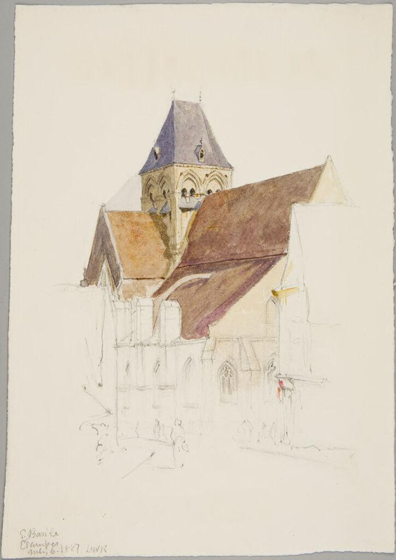 S. Basile, Ãtampes, France by Denman Waldo Ross