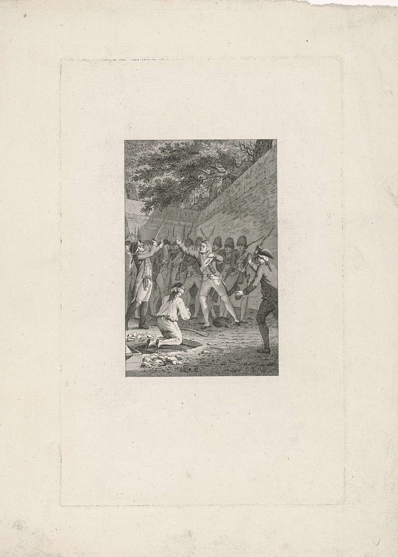 Opstootje rond een terechtstelling by Noach van der (II) Meer