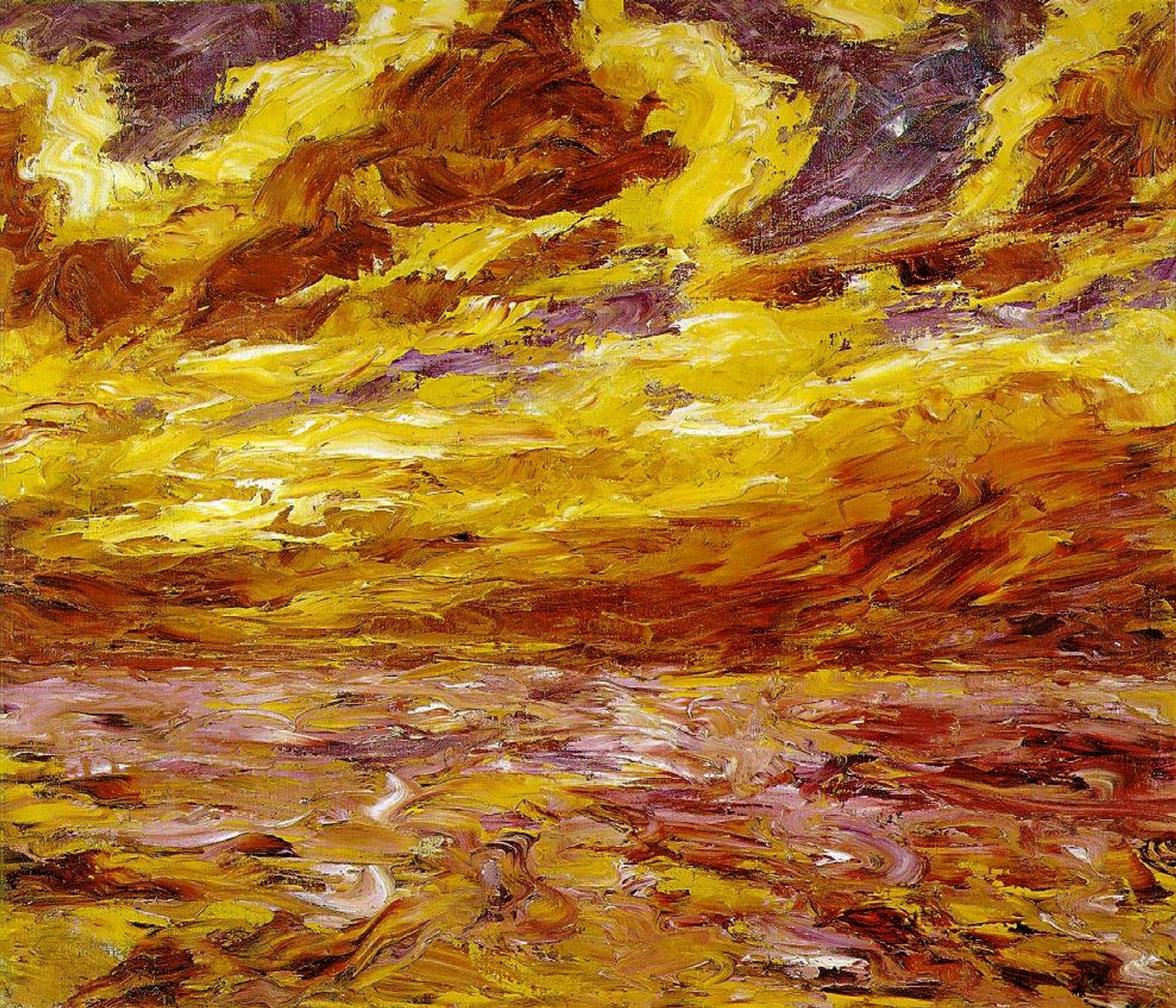 Autumn Sea VII by Emil Nolde
