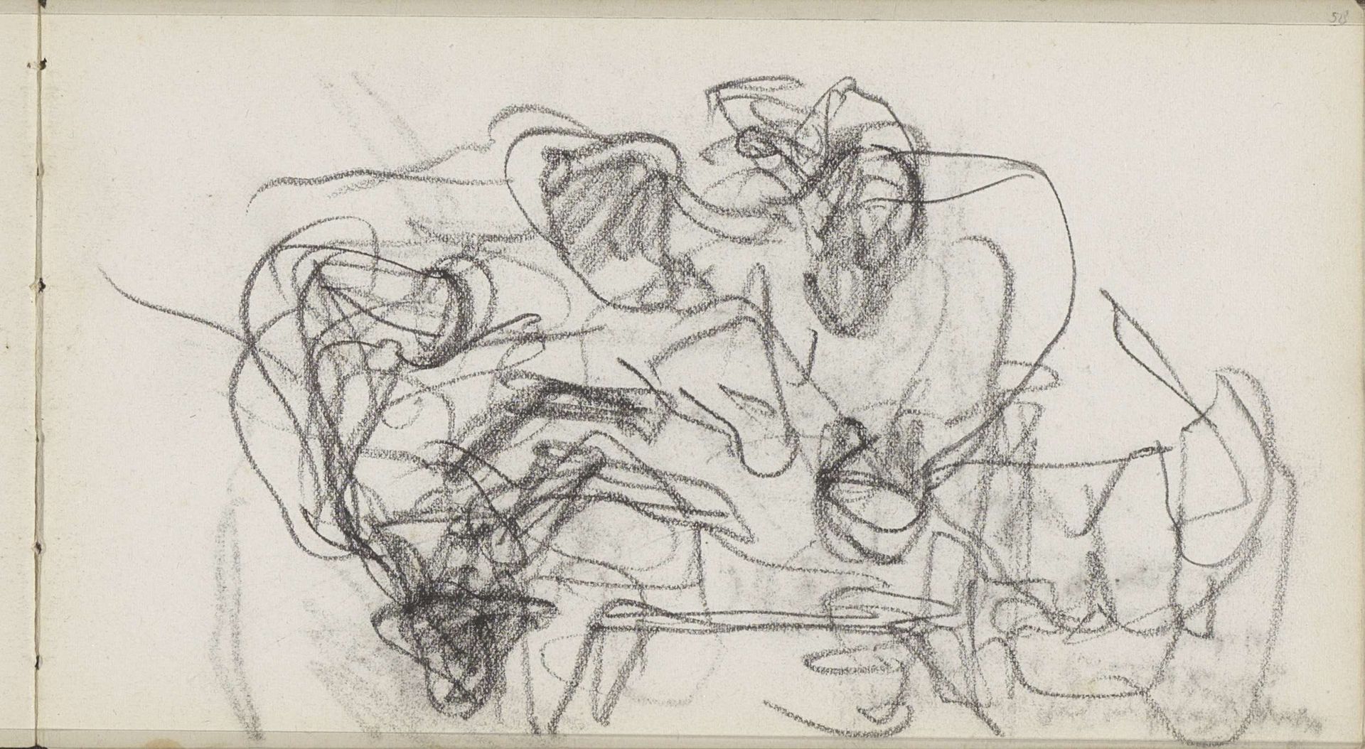 Zittende figuren by George Hendrik Breitner