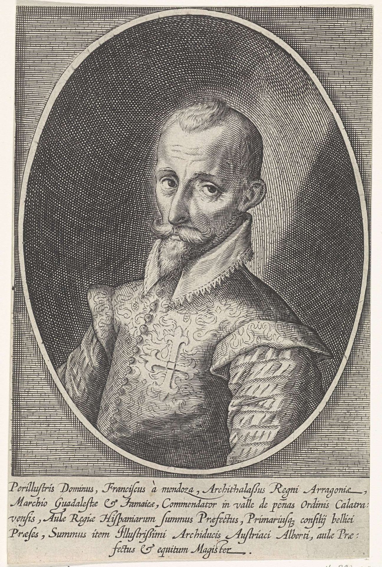 Portret Francisco Hurtado de Mendoza by Anonymous