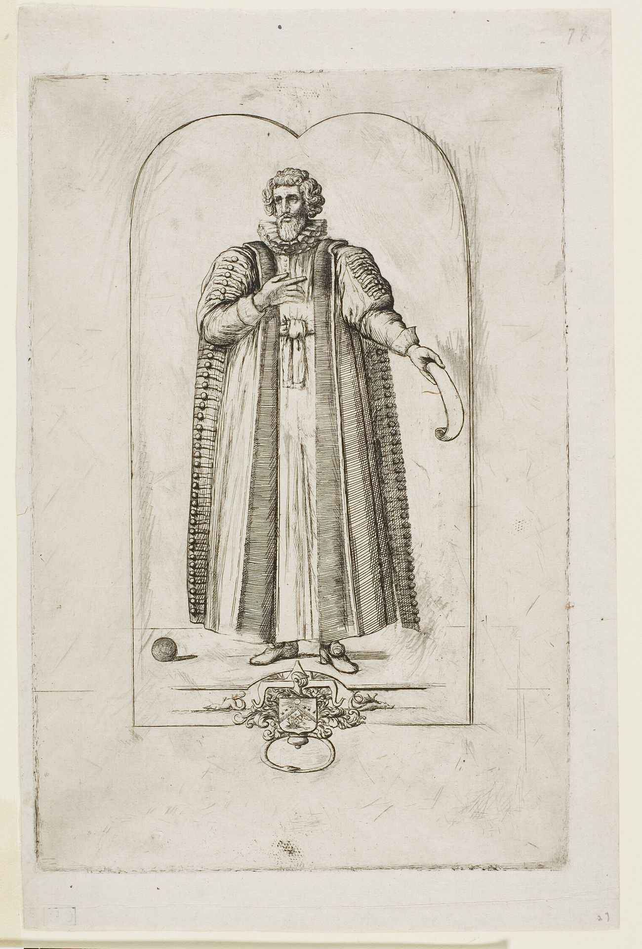 Portrait of François Viète by Charles Meryon