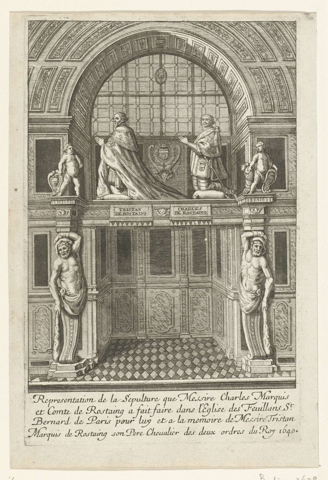 Grafkapel van de familie Rostaing by Jaspar de Isaac