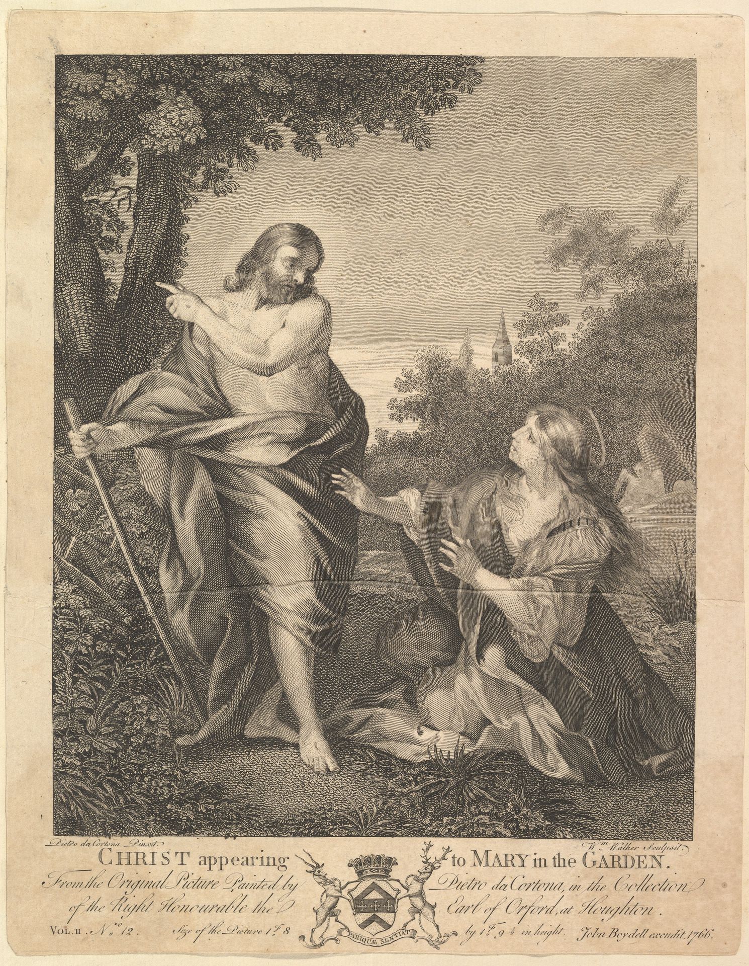 Christ Appearing to Mary in the Garden by Pietro da Cortona