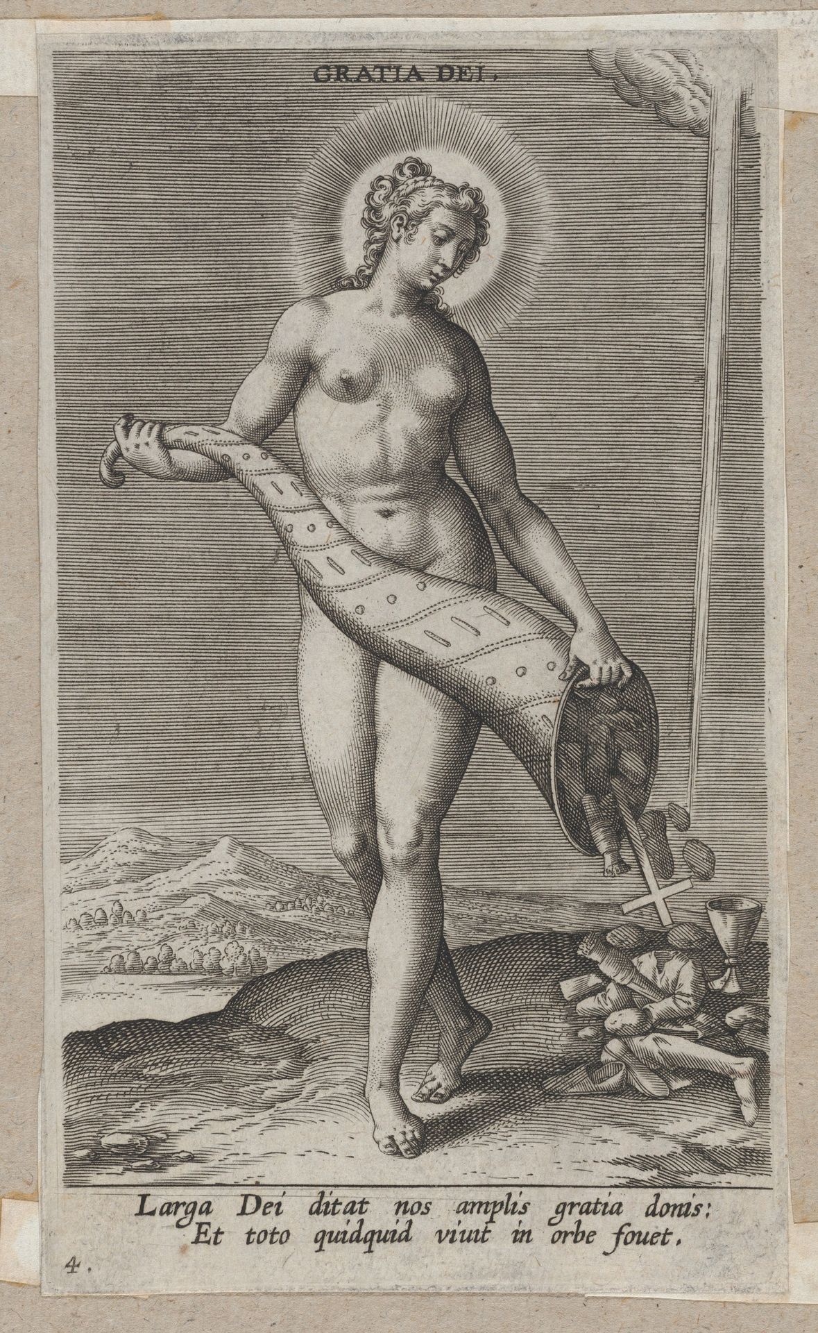 Gratia Dei, from Proposopographia by Philips Galle