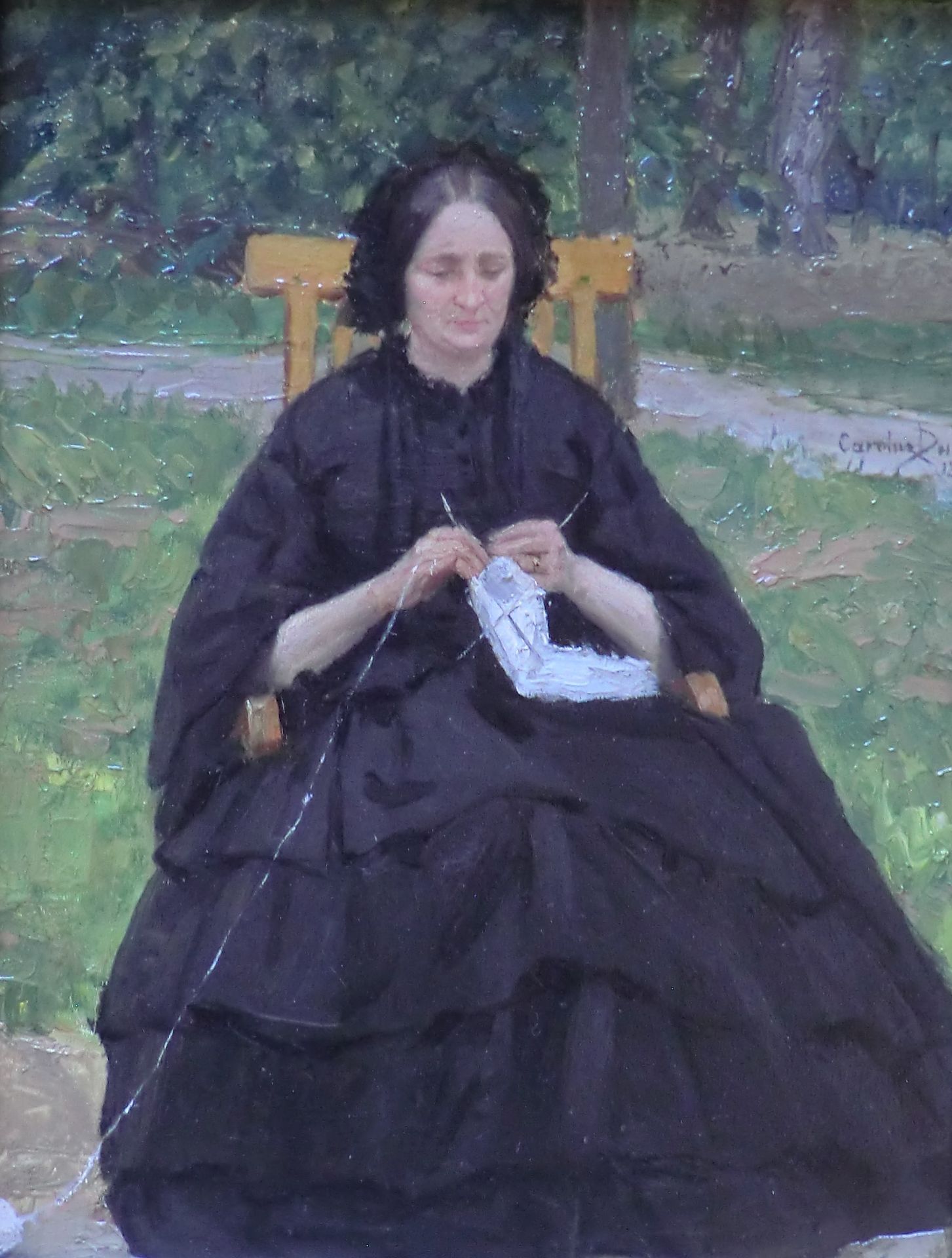 Study for a Lady in Black by Carolus-Duran