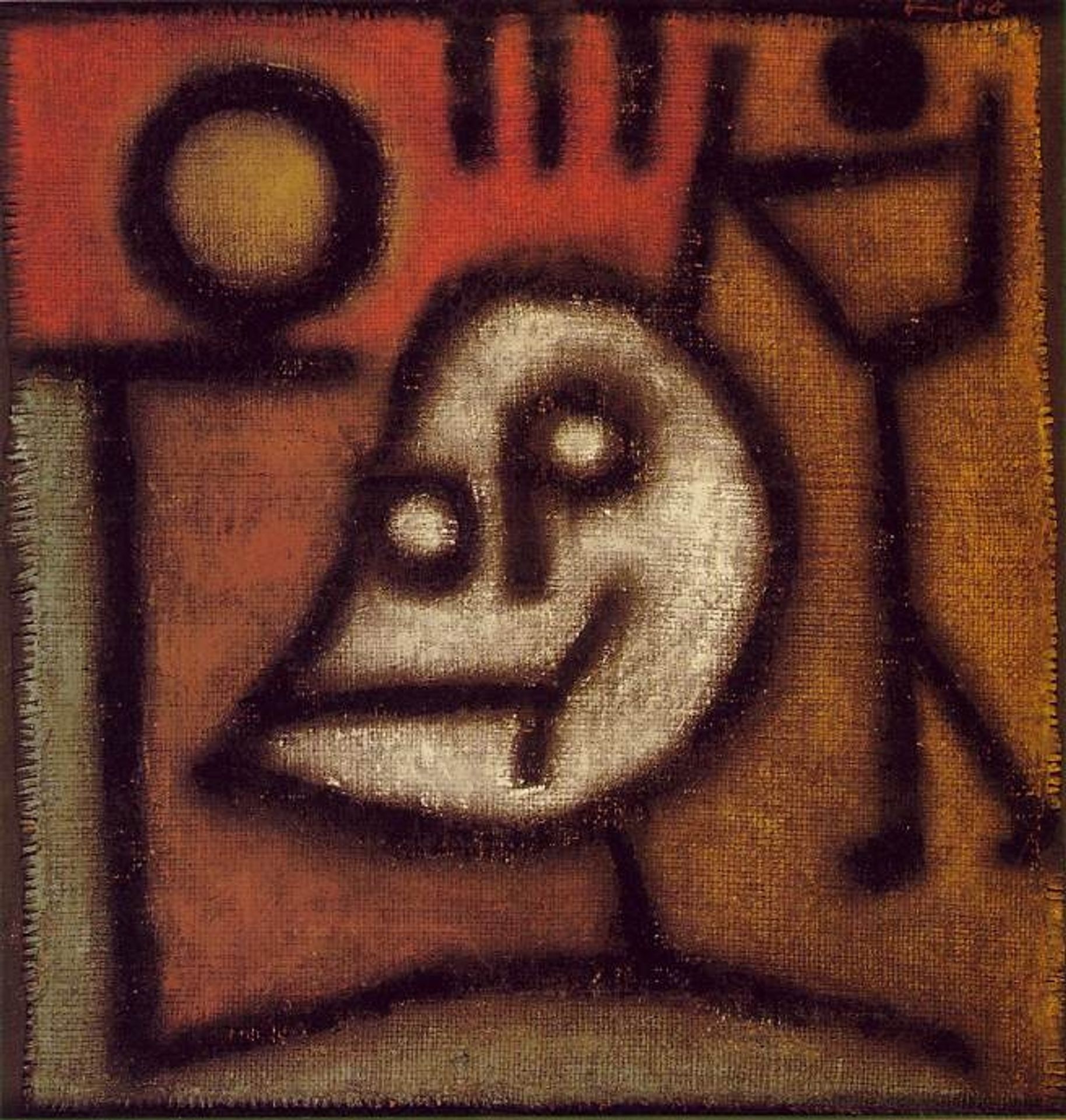 Death and fire by Paul Klee