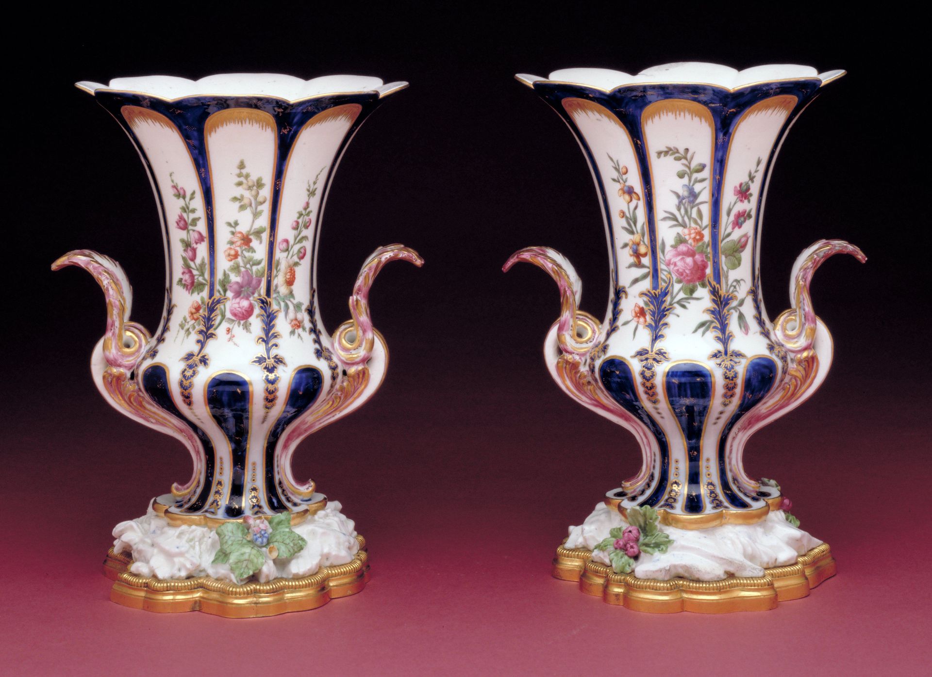 Vase by Vincennes Porcelain Factory