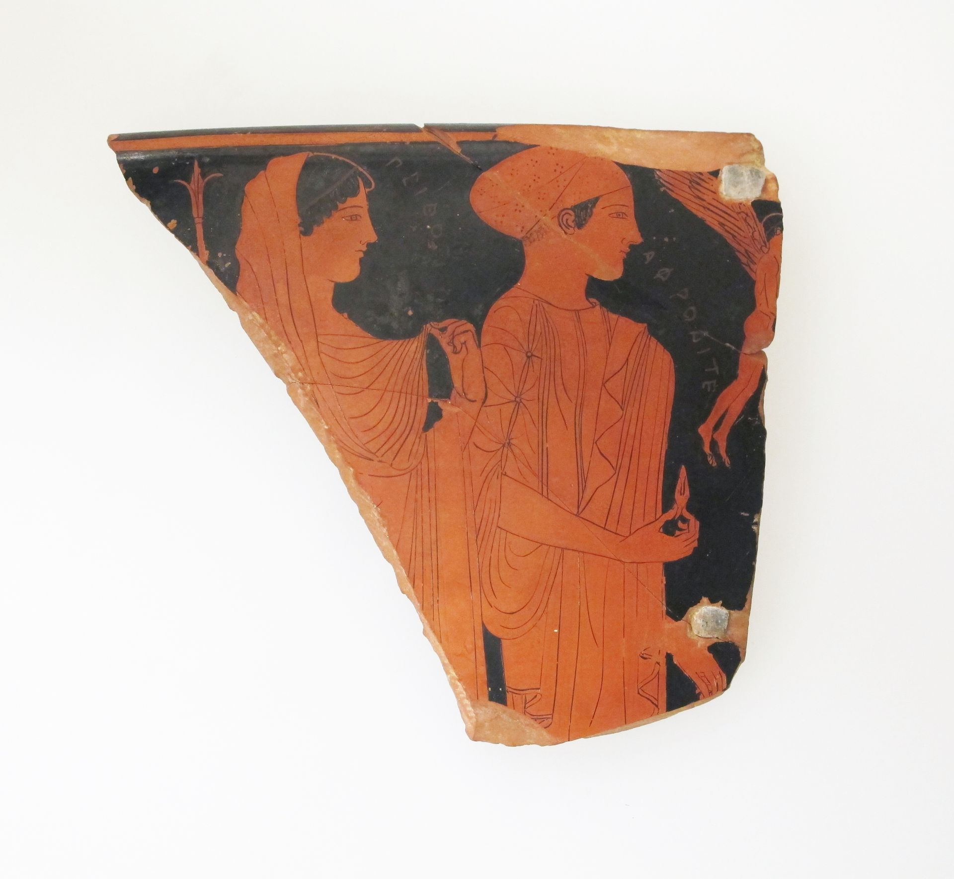 Fragment of a terracotta skyphos (deep drinking cup) by Douris
