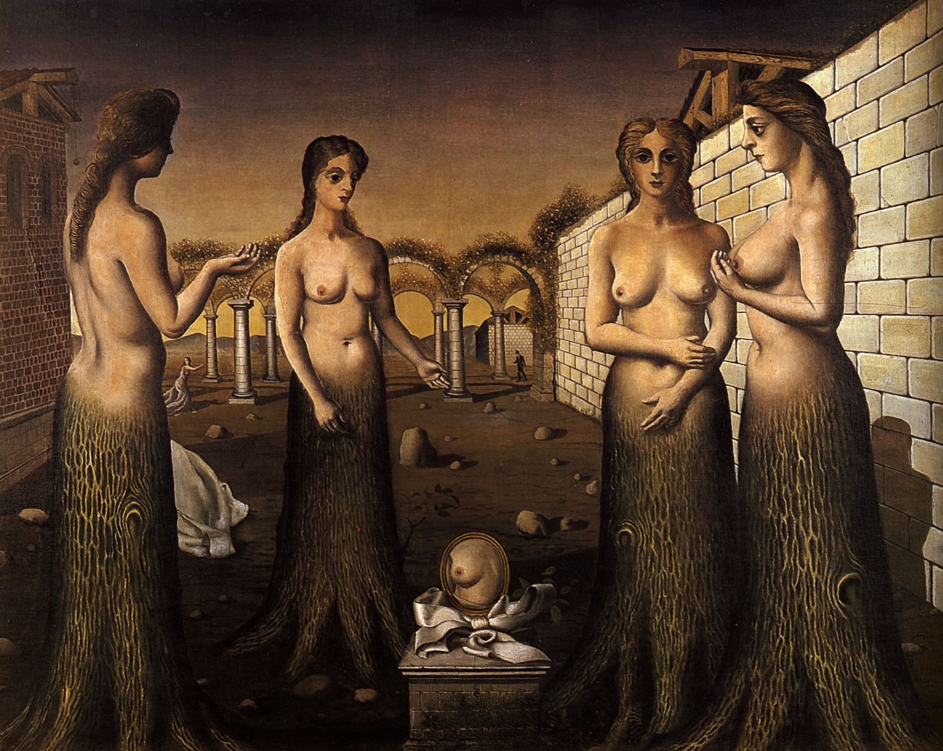 Women-Trees by Paul Delvaux