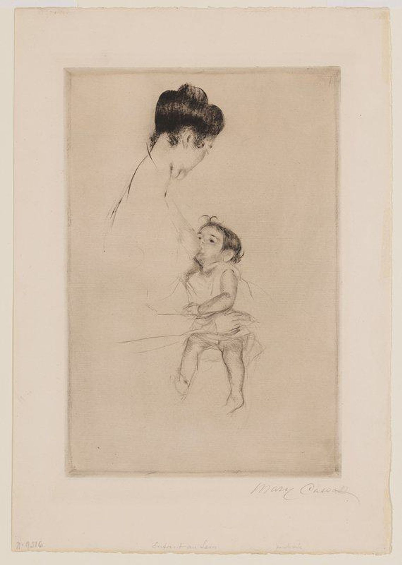 Louise Nursing Her Child by Mary Cassatt