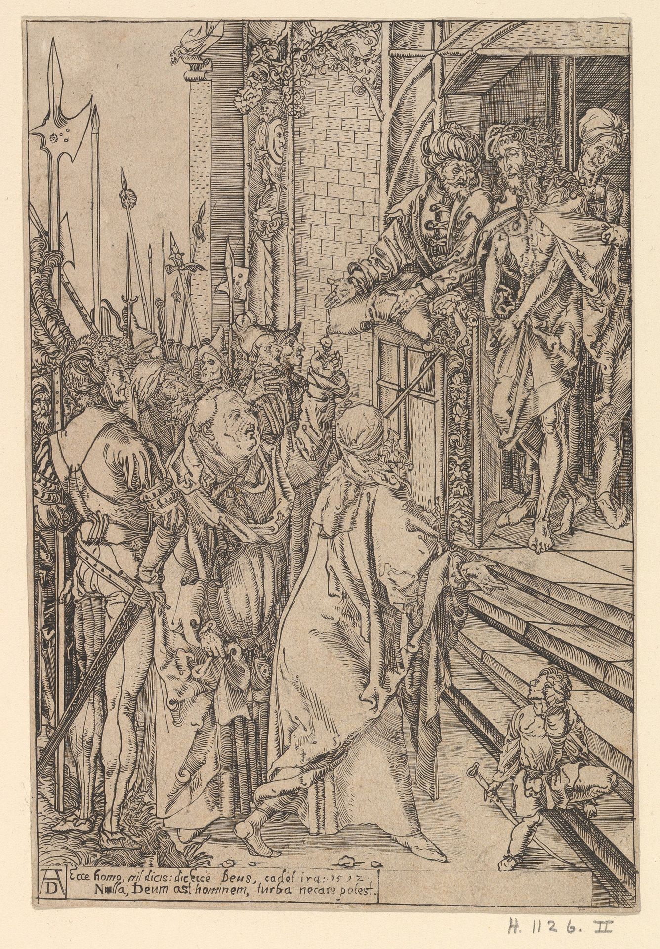 Ecce Homo (reverse copy) by Albrecht Durer