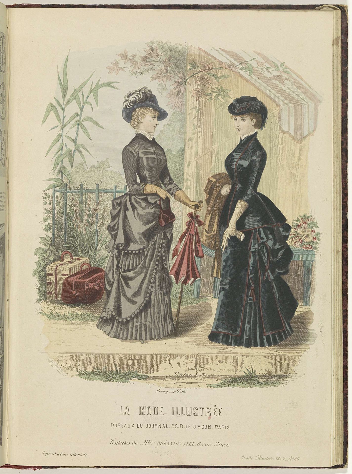 La Mode Illustrée, Journal de la Famille, 1882 by Firmin-Didot & Cie