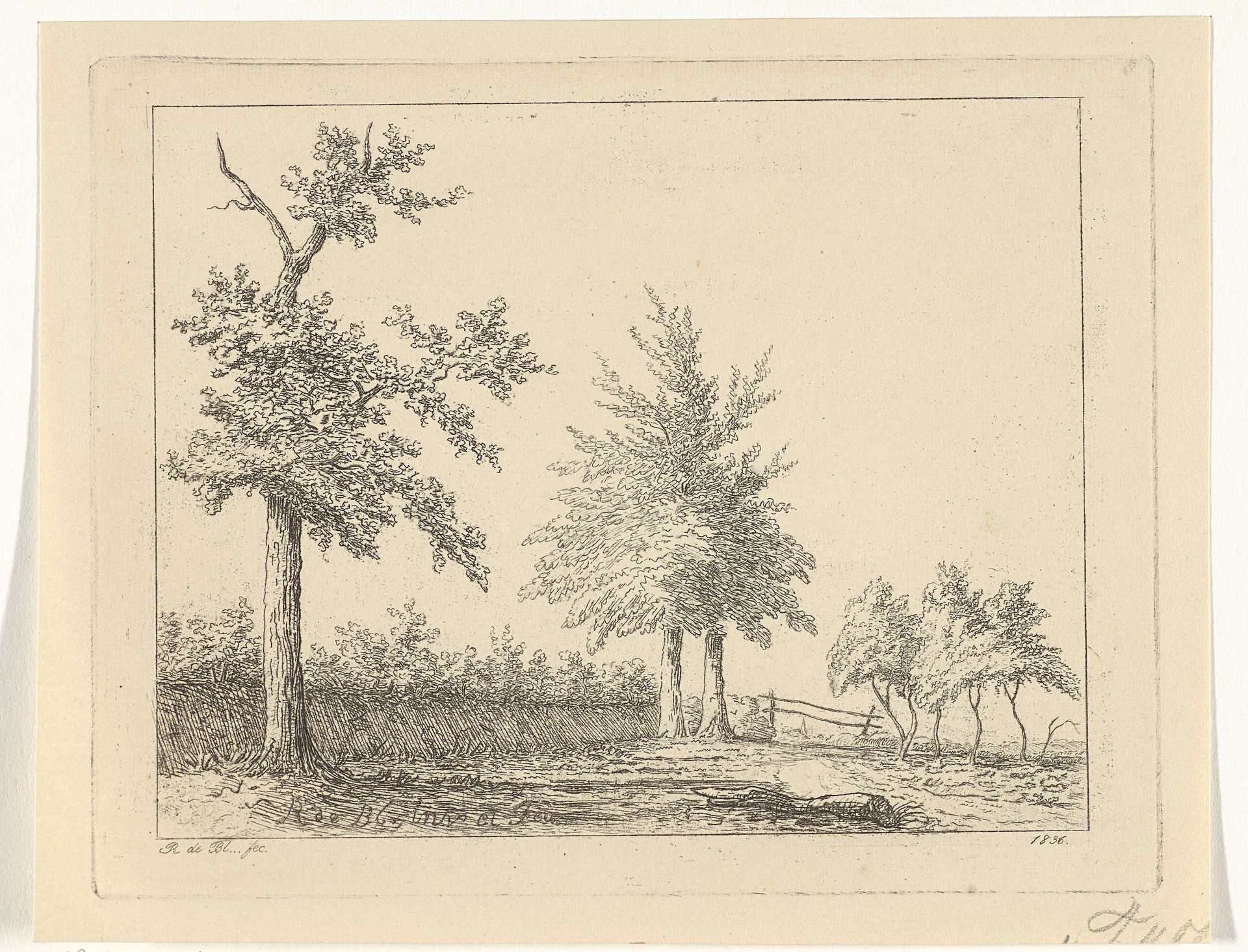 Bomen by Reinierus Albertus Ludovicus baron van Isendoorn à Blois