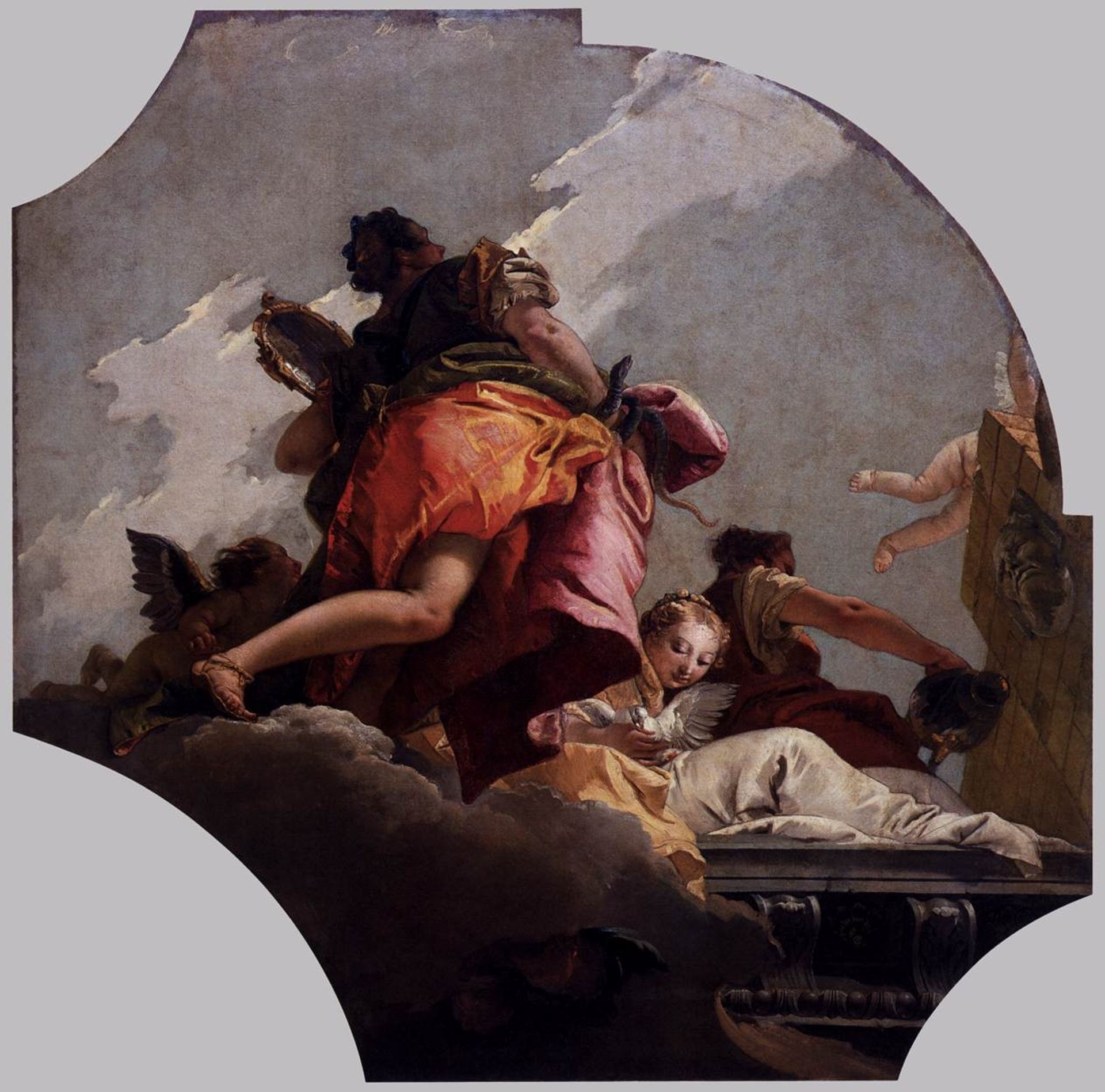 Prudence, Sincerity and Temperance by Giovanni Battista Tiepolo