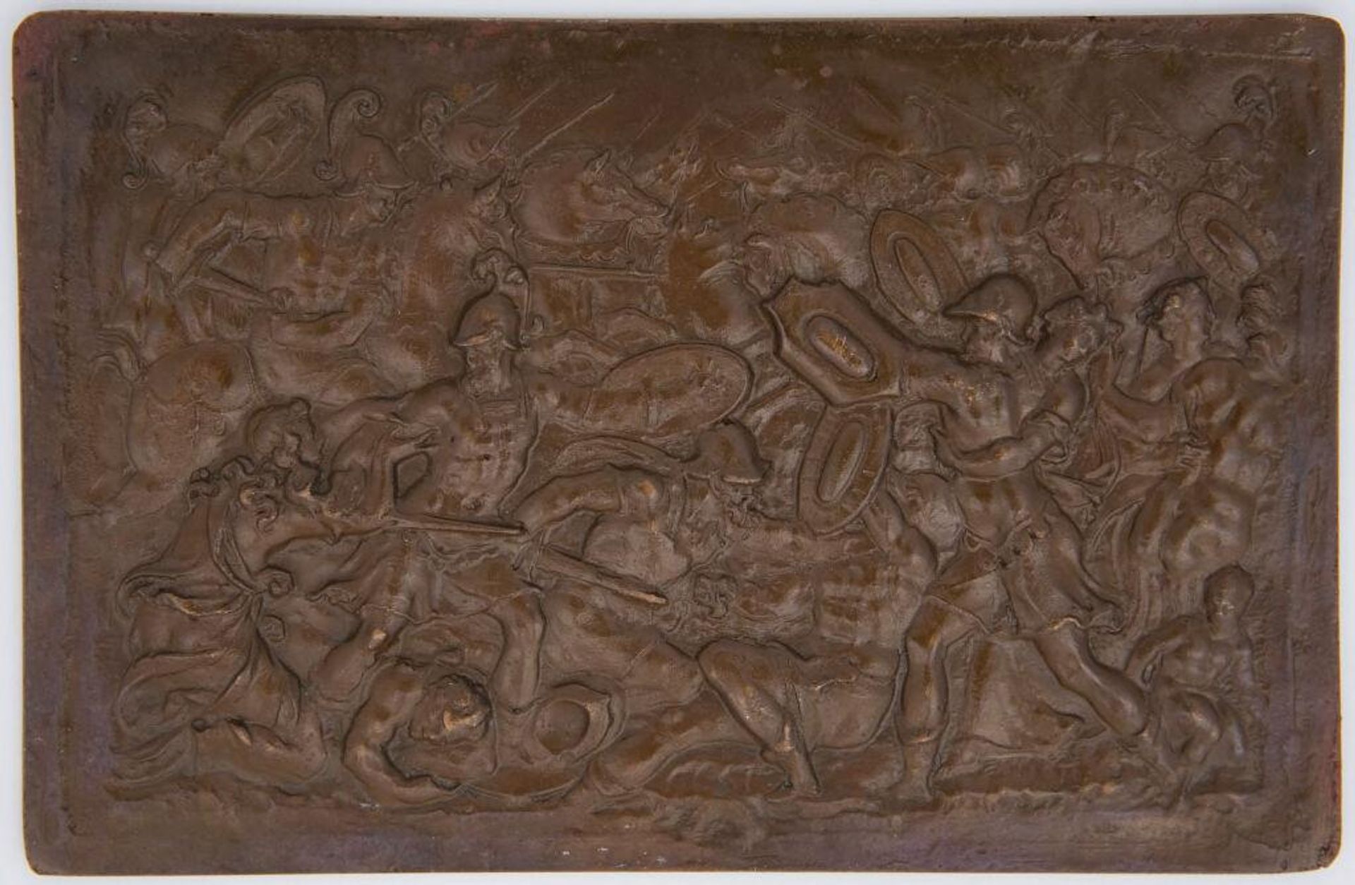 Battle between the Romans and Sabines after the Rape of the Women, from the series "Scenes from Roman History" by Anonymous