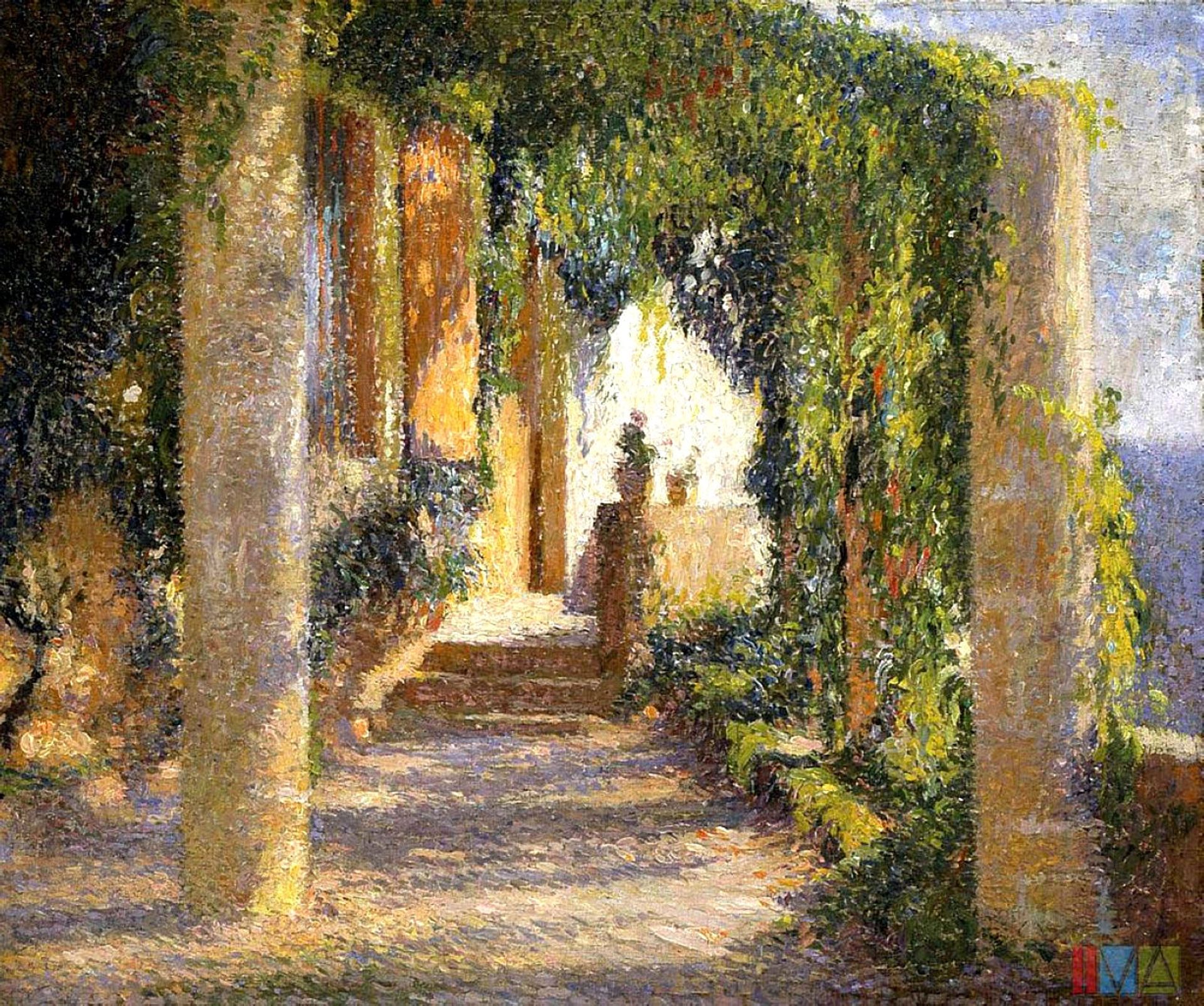 The Pergola by Henri Martin