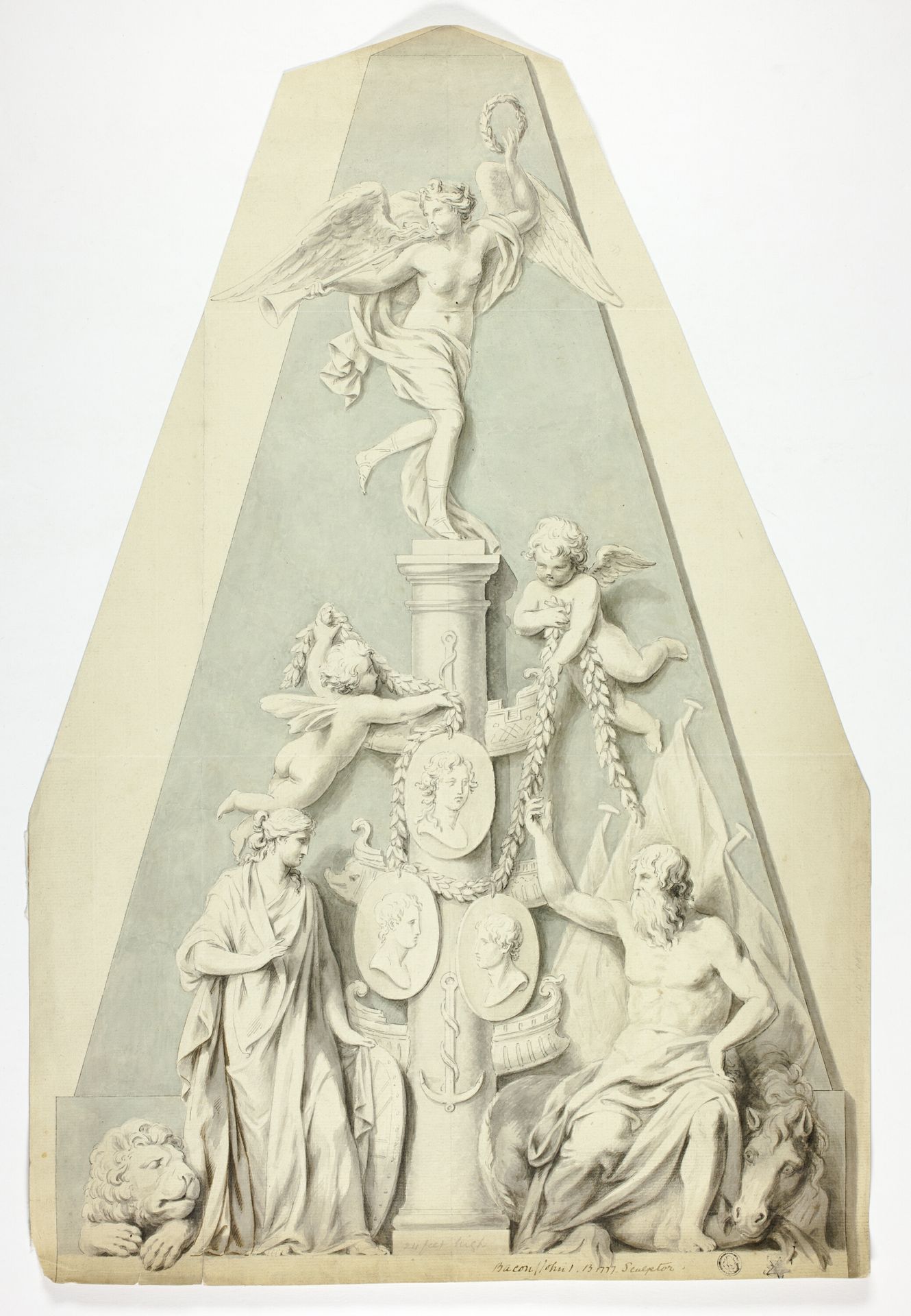 Design for a Monument to Sailors by John Bacon the Younger