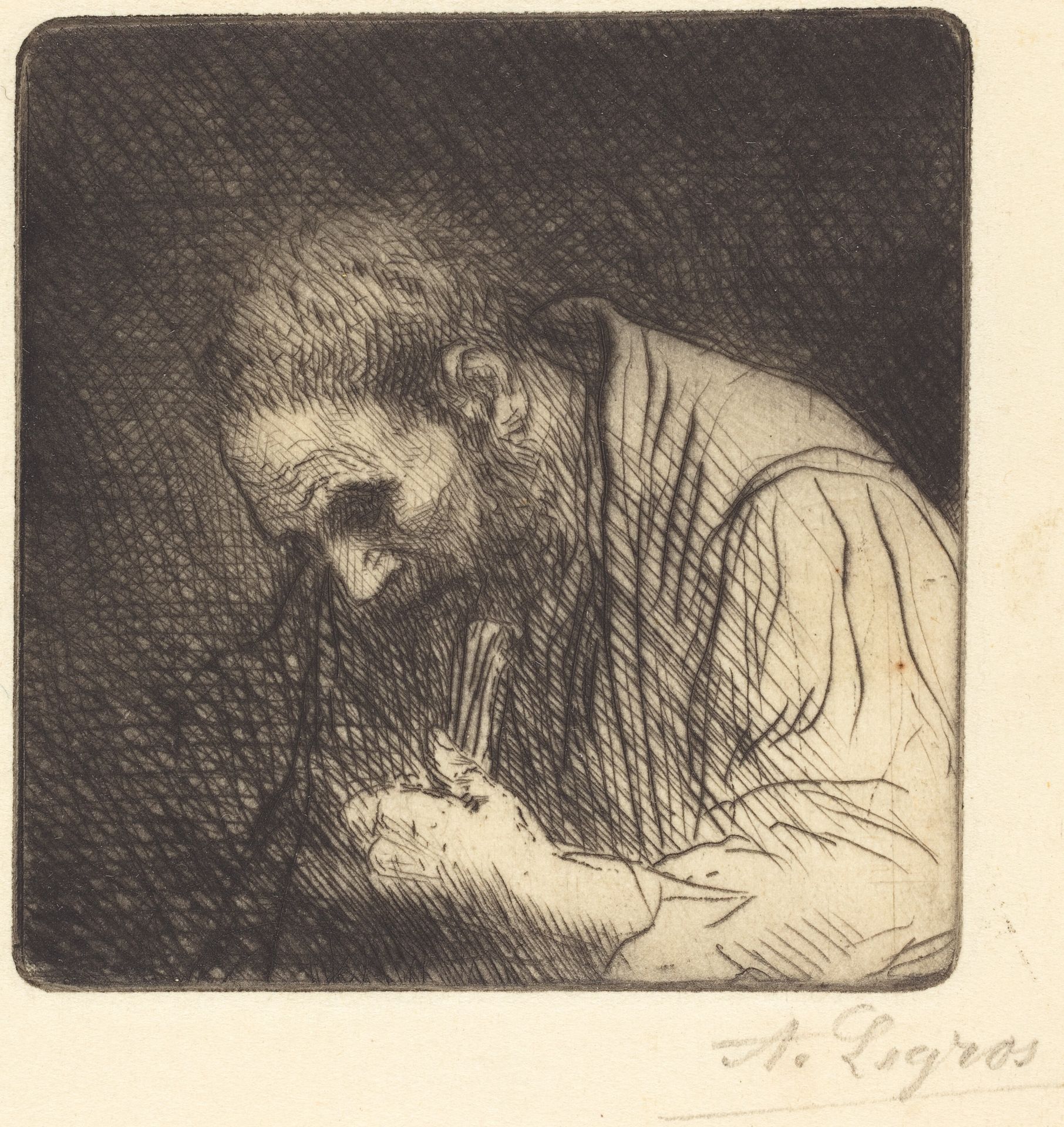 Poor Man (Pauvre homme) by Alphonse Legros