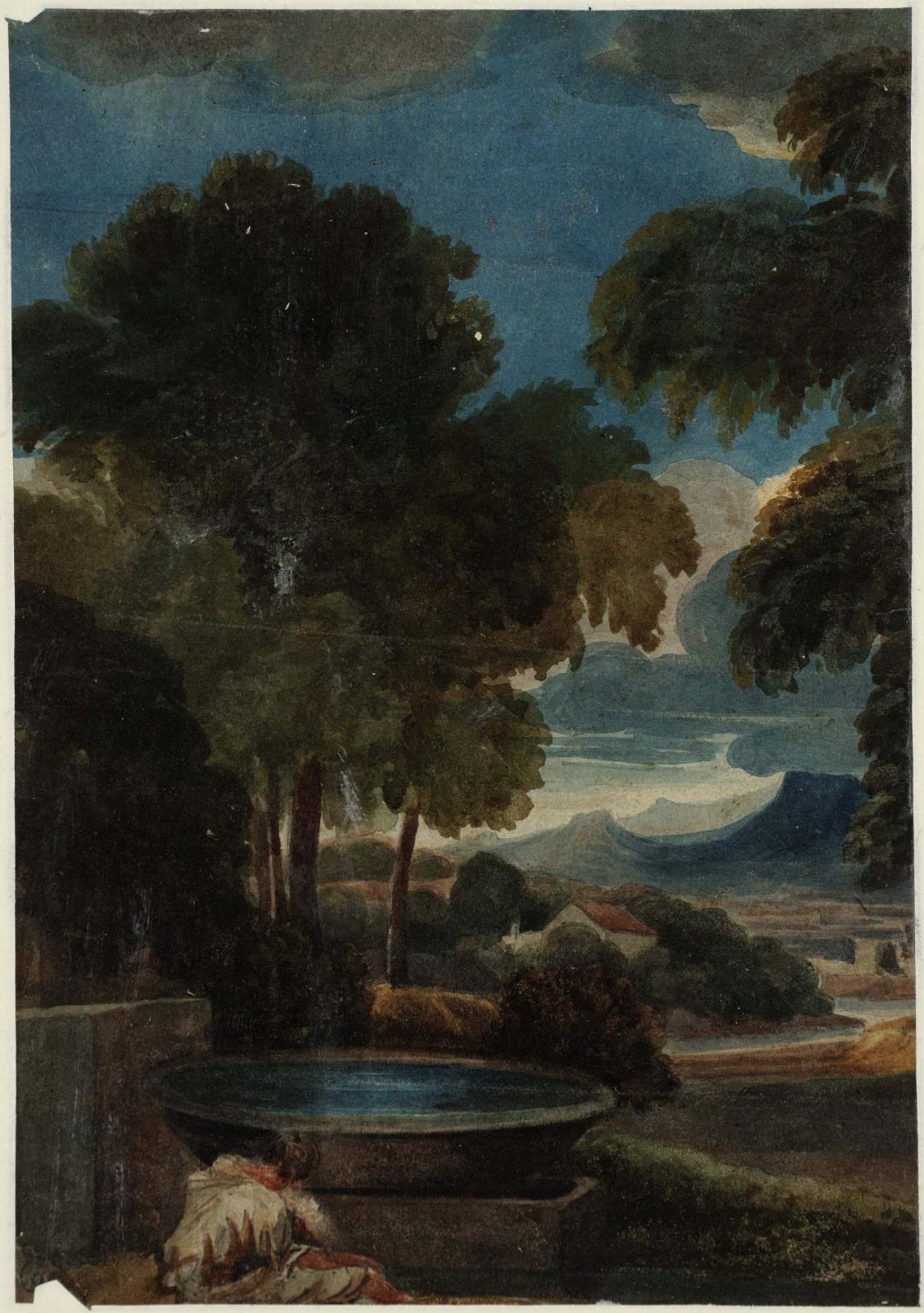 Classical Landscape (After Poussin) by David Cox