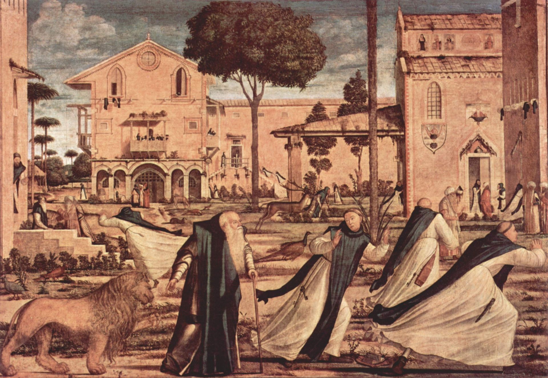 St. Jerome and Lion in the Monastery by Vittore Carpaccio