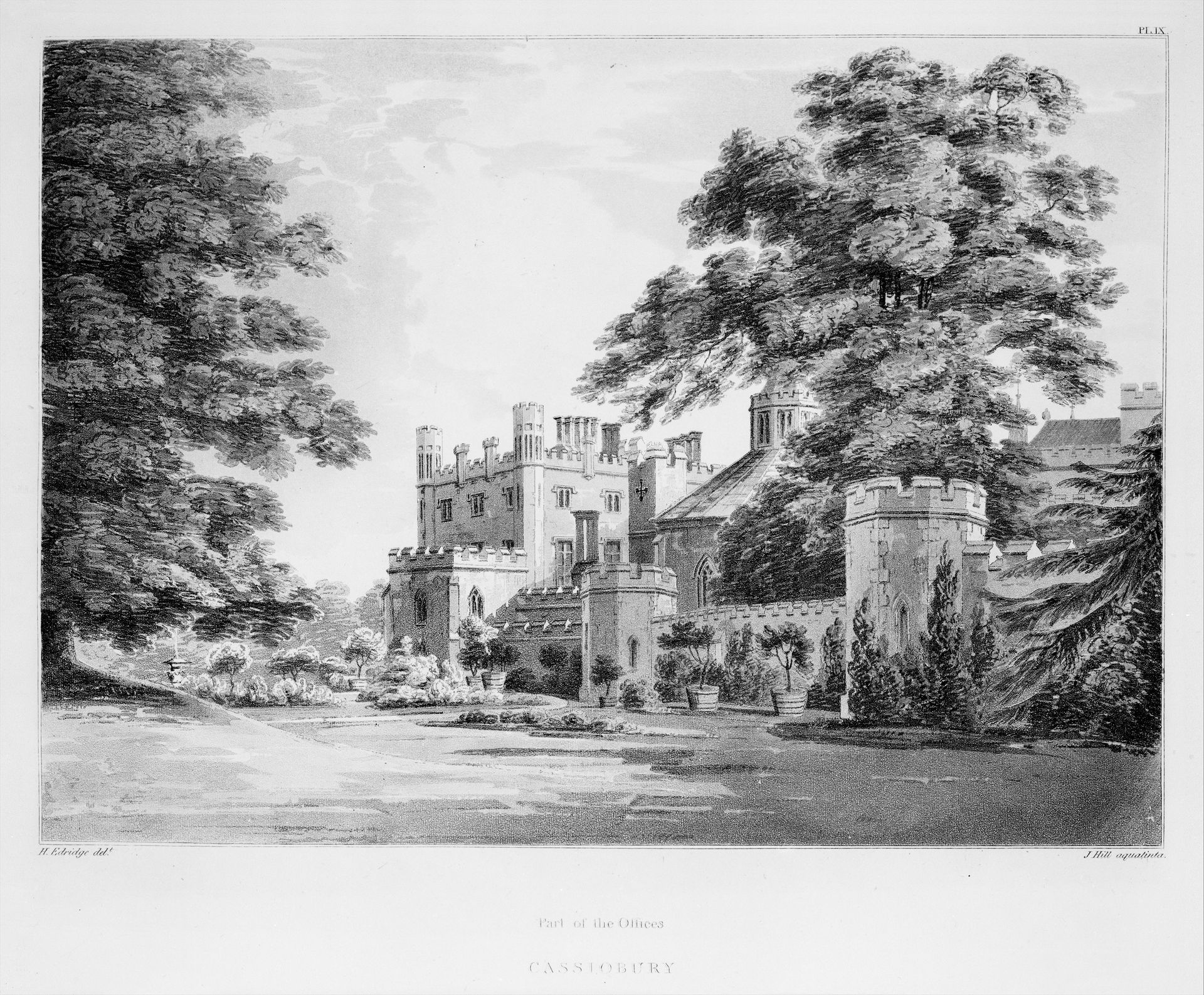 The History and Description of Cassiobury Park, Hertfordshire, the seat of the Earl of Essex by John Britton
