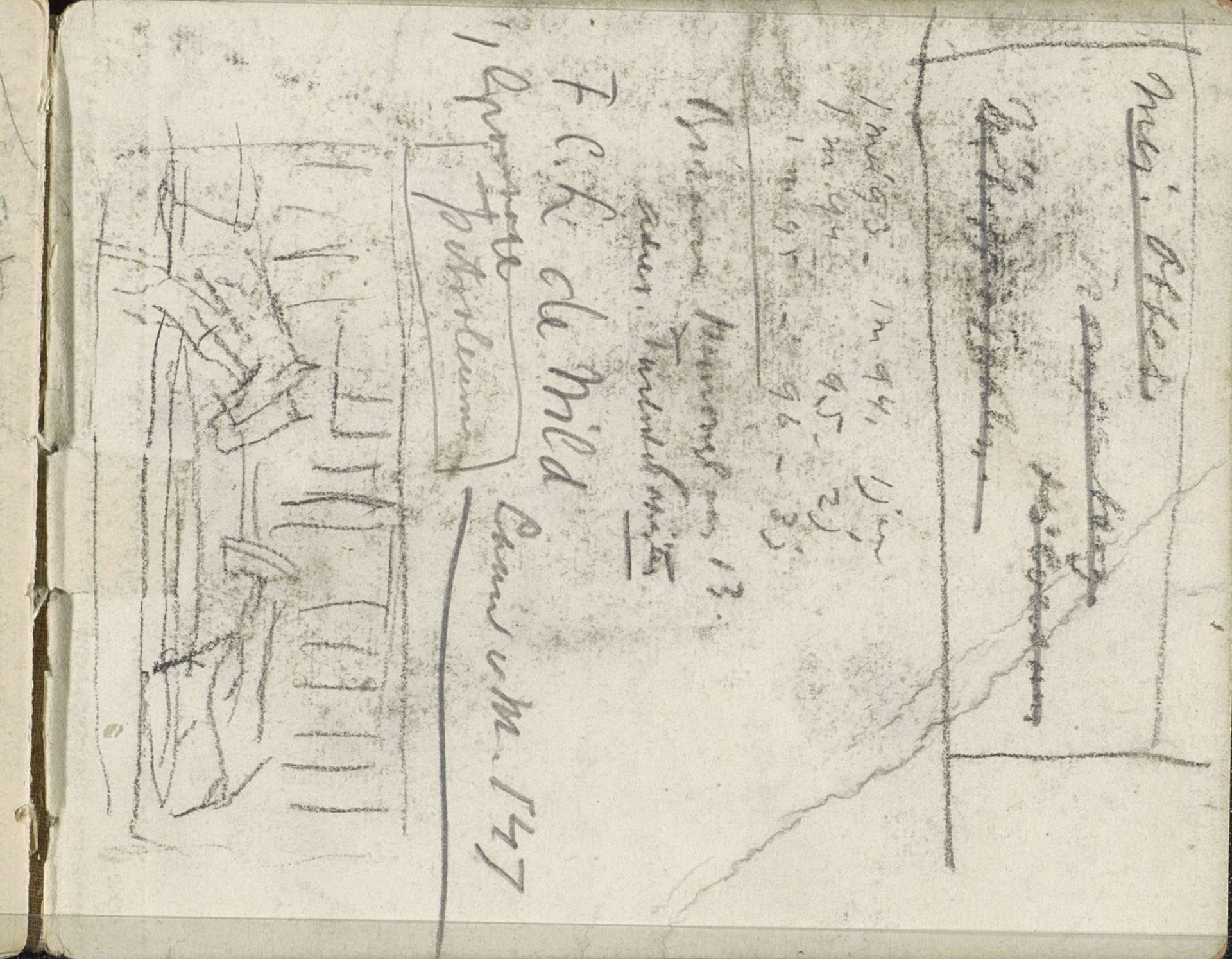 Trampaarden, mogelijk op de Dam te Amsterdam by George Hendrik Breitner
