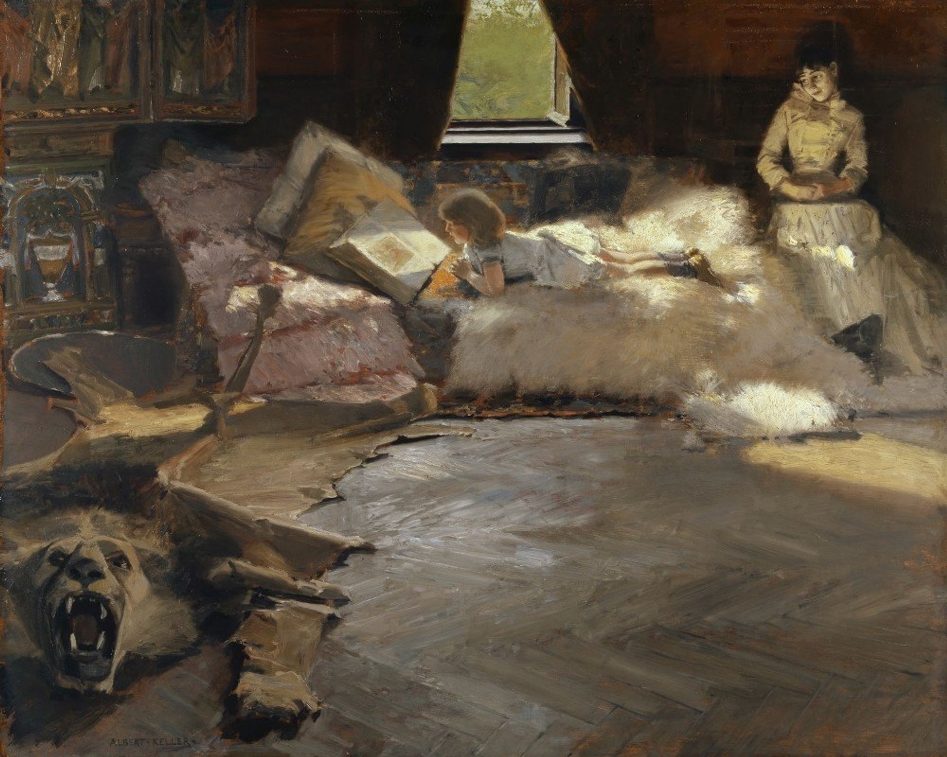 The Storybook by Albert von Keller
