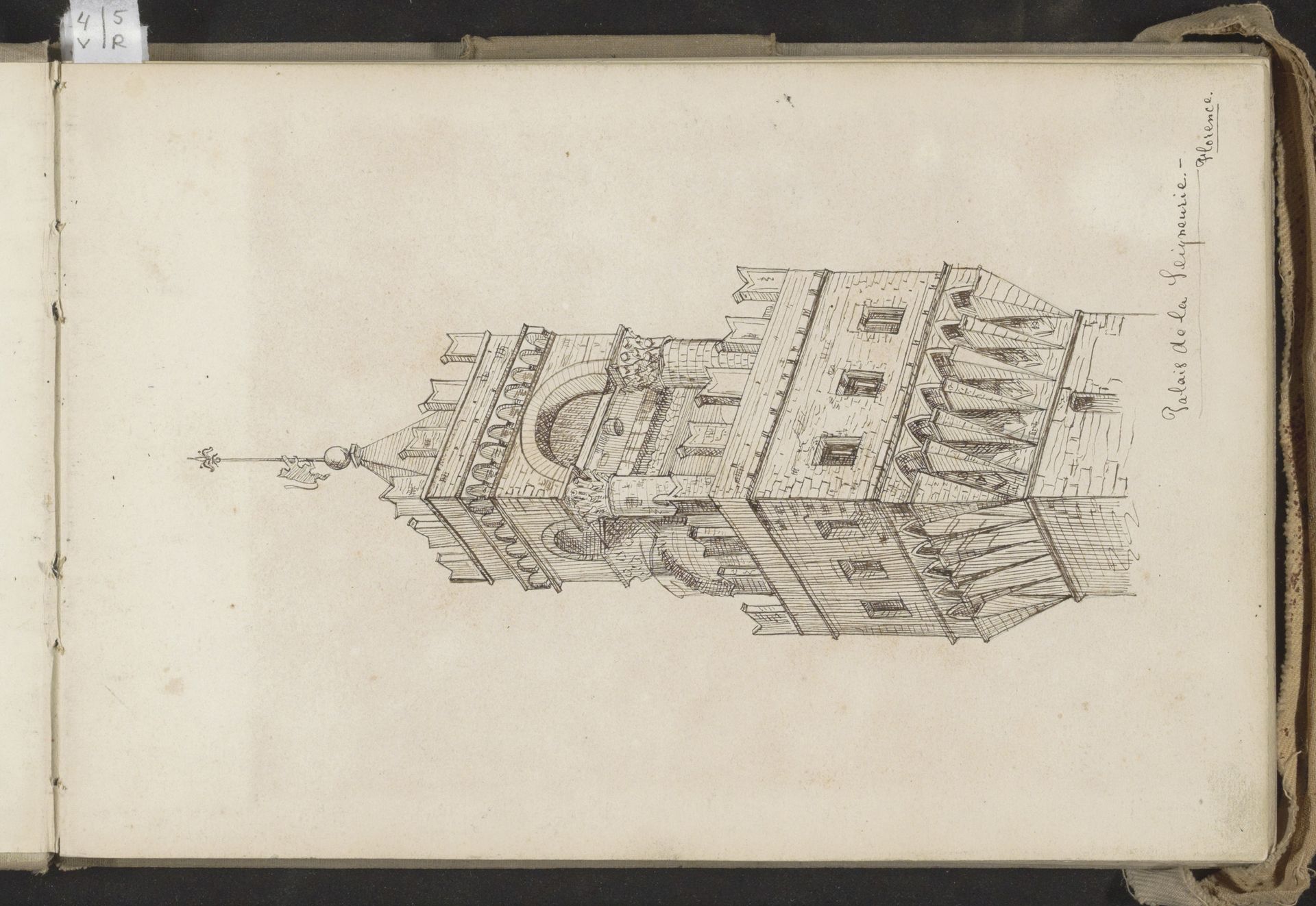 Toren van Palazzo Vecchio te Florence by Johanna van de Kamer