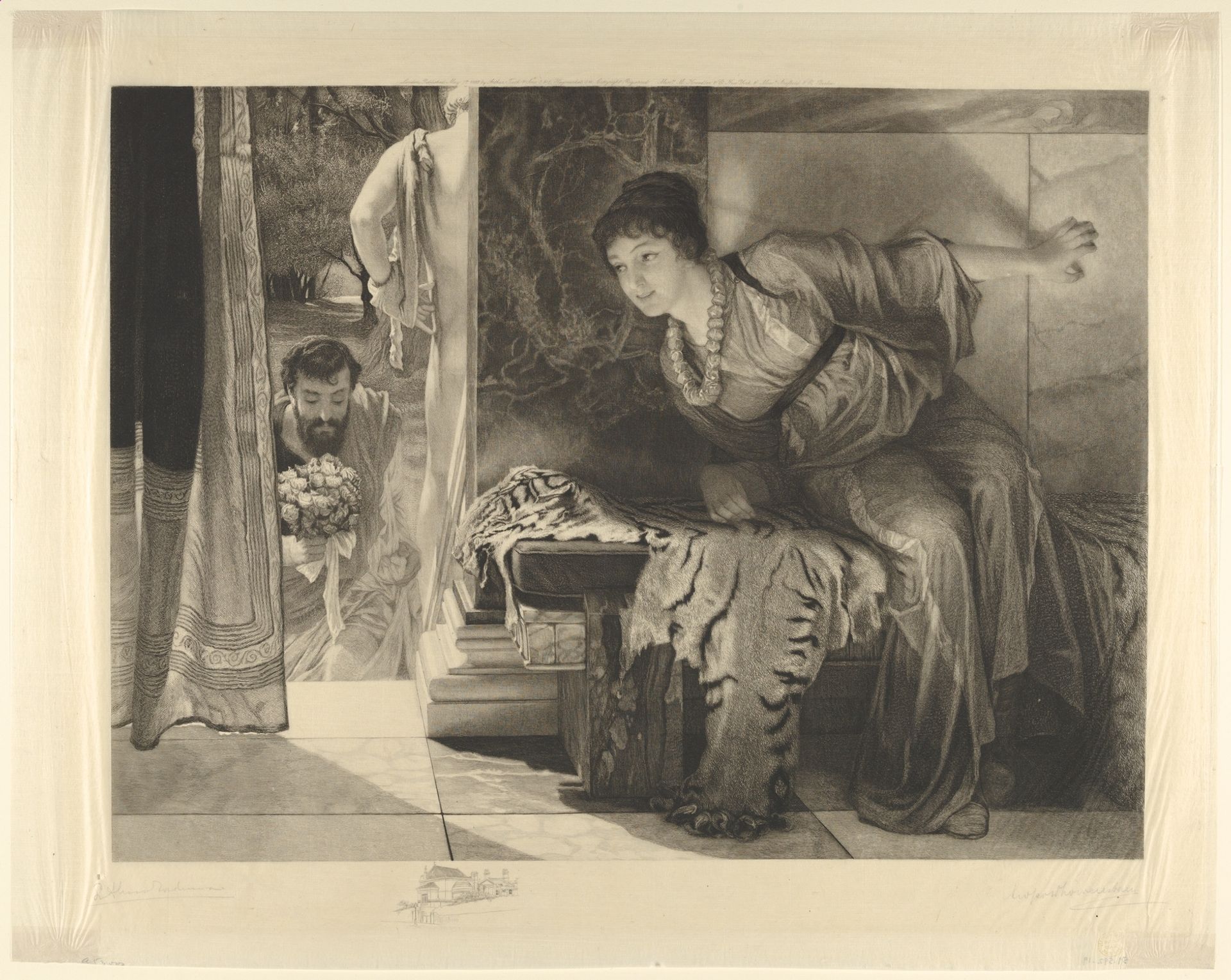 Welcome Footsteps (Well-known Footsteps) by Lawrence Alma-Tadema