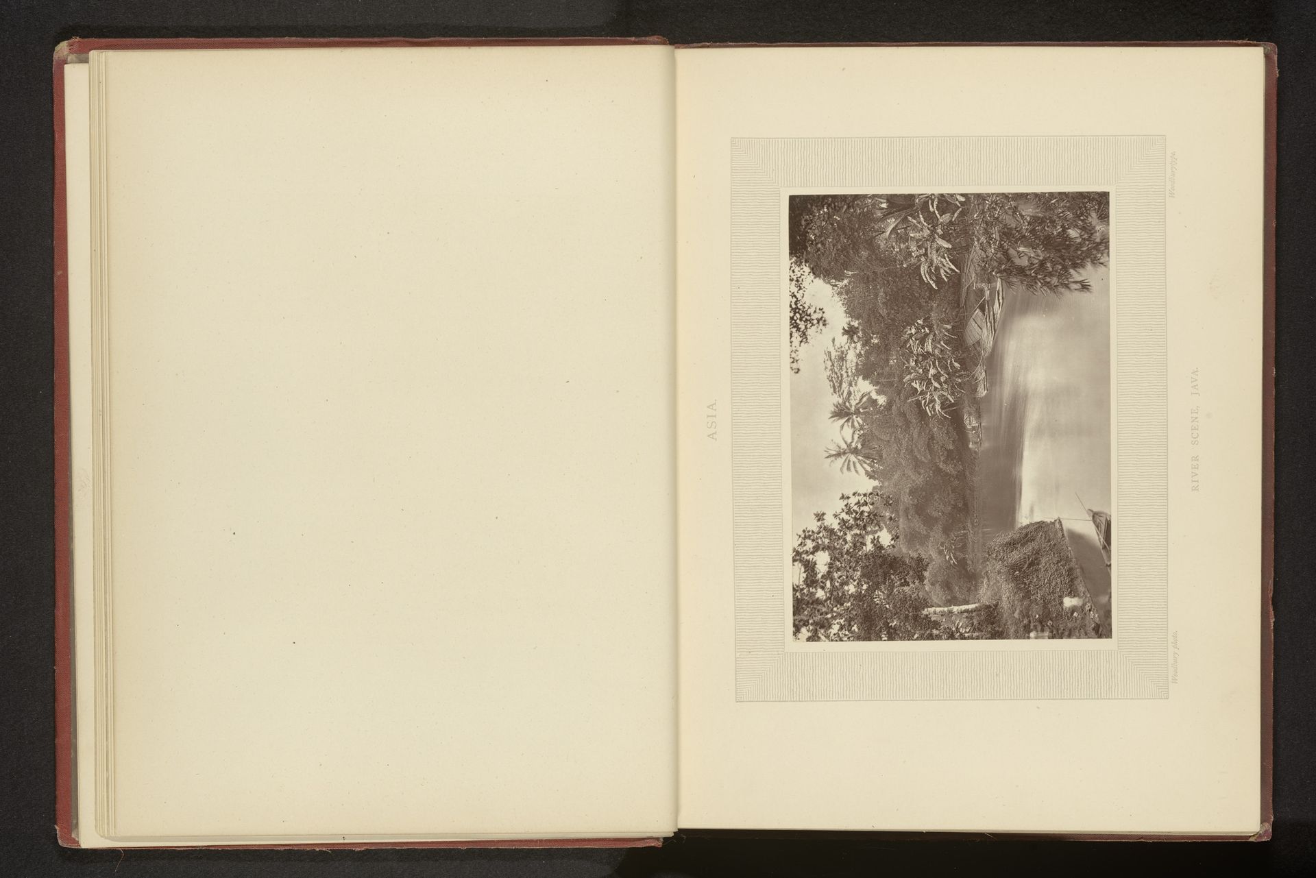 Riviergezicht op Java by Walter Bentley Woodbury