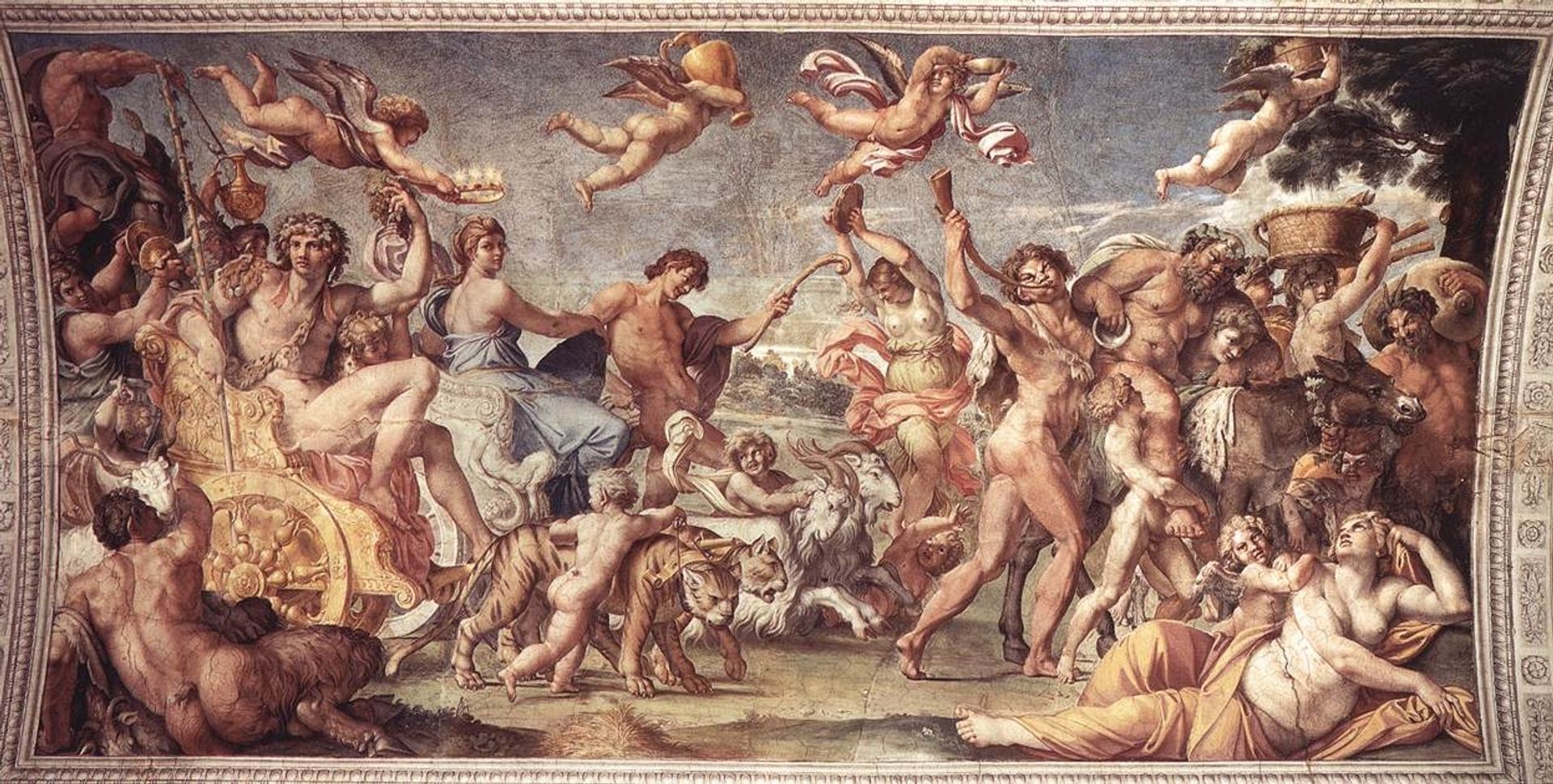 Triumph of Bacchus and Ariadne by Annibale Carracci